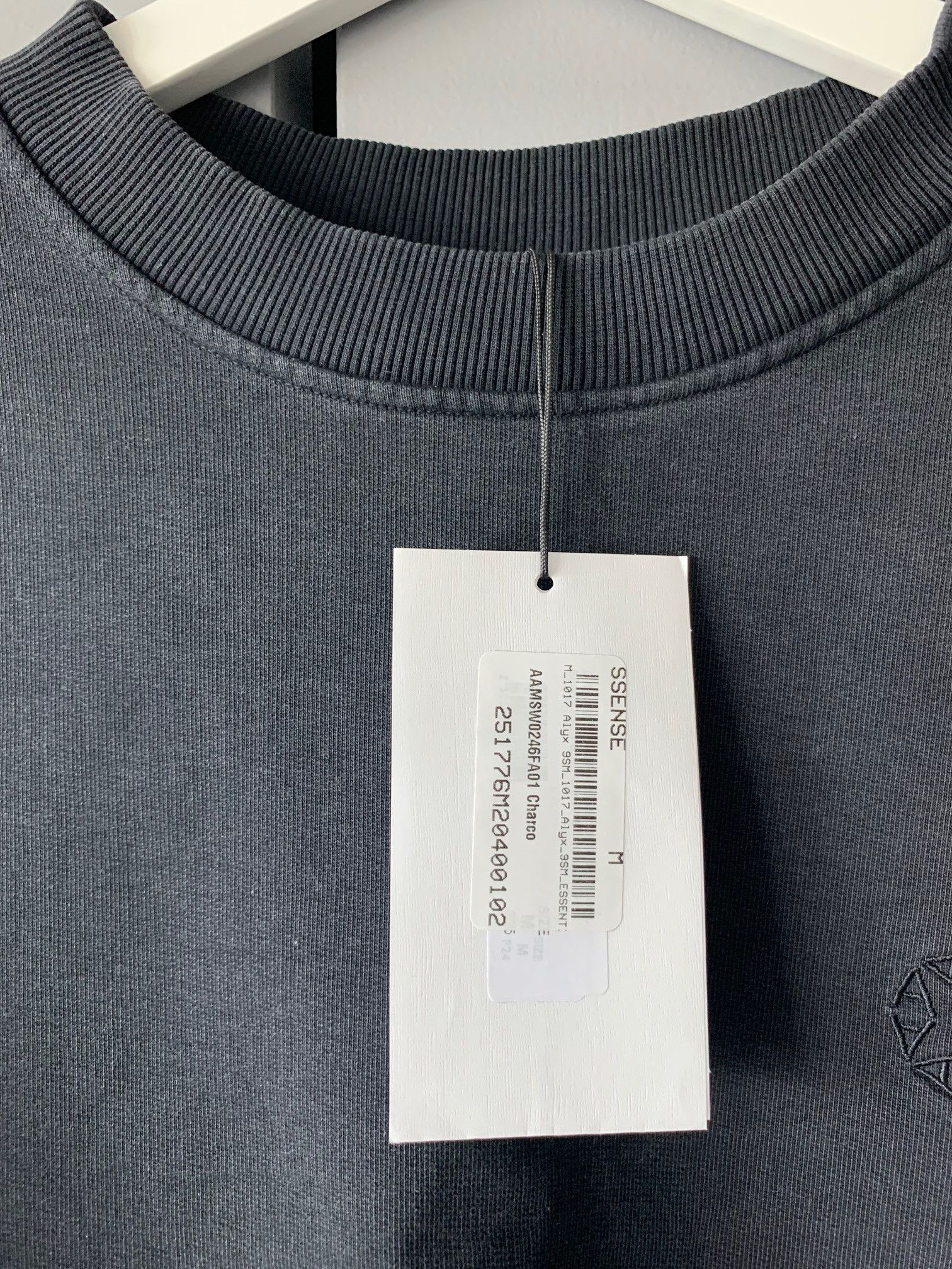 1017 ALYX 9SM 1017 ALYX 9SM Black Boxy Crewneck Sweatshirt Size US M / EU 48-50 / 2 - 6 Thumbnail