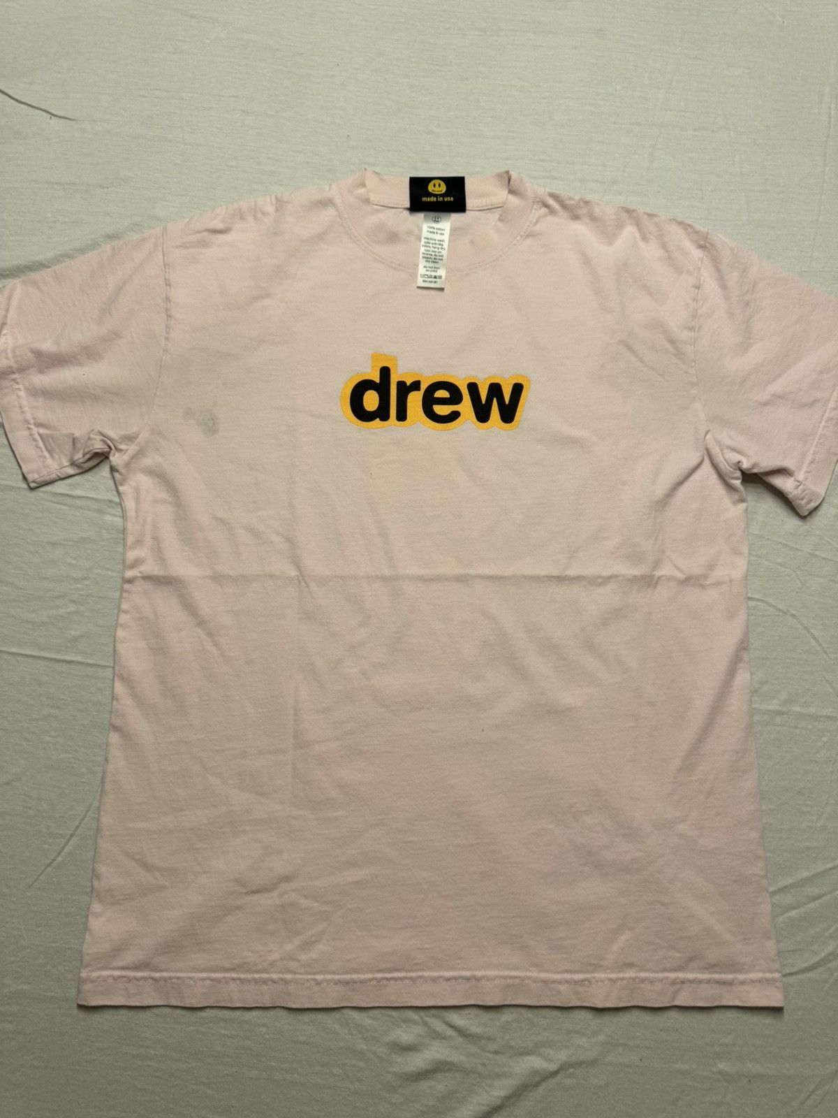 Drew House × Justin Bieber Drew Tee Size US S / EU 44-46 / 1 - 1 Thumbnail