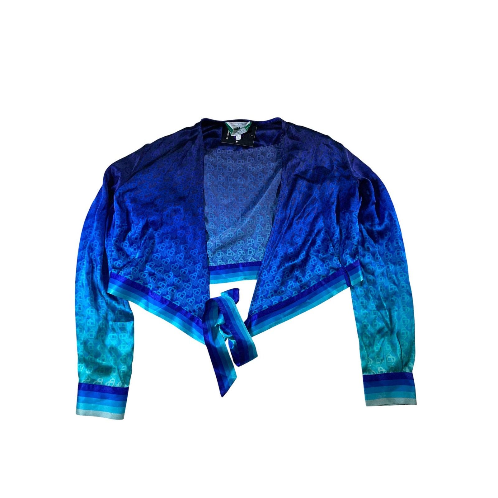 Casablanca Casablanca Night View Silk Blouse Size S / US 4 / IT 40 - 1 Thumbnail