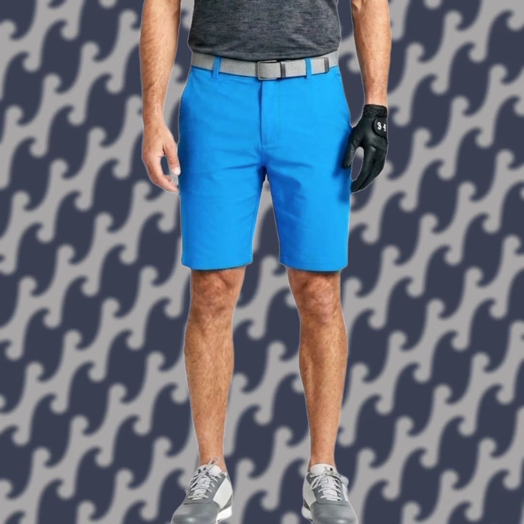 Under Armour Under Armour Mens Golf Shorts Size 40 Blue Stretch Chino Sports 40 in Inseam 10 in Regular Mens Size US 40 / EU 56 - 1 Thumbnail