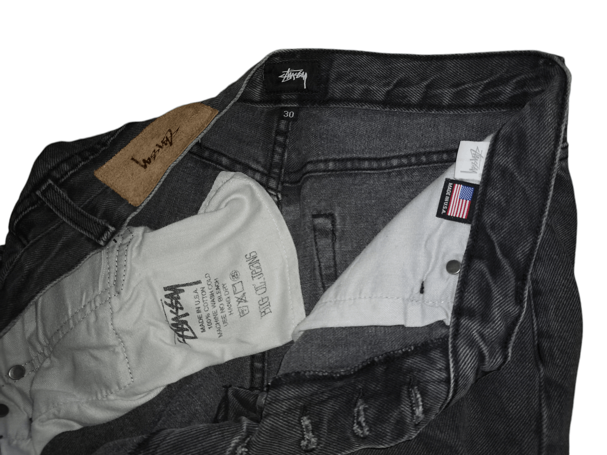 Stussy Stussy big ol jeans black Size US 30 / EU 46 - 10 Thumbnail
