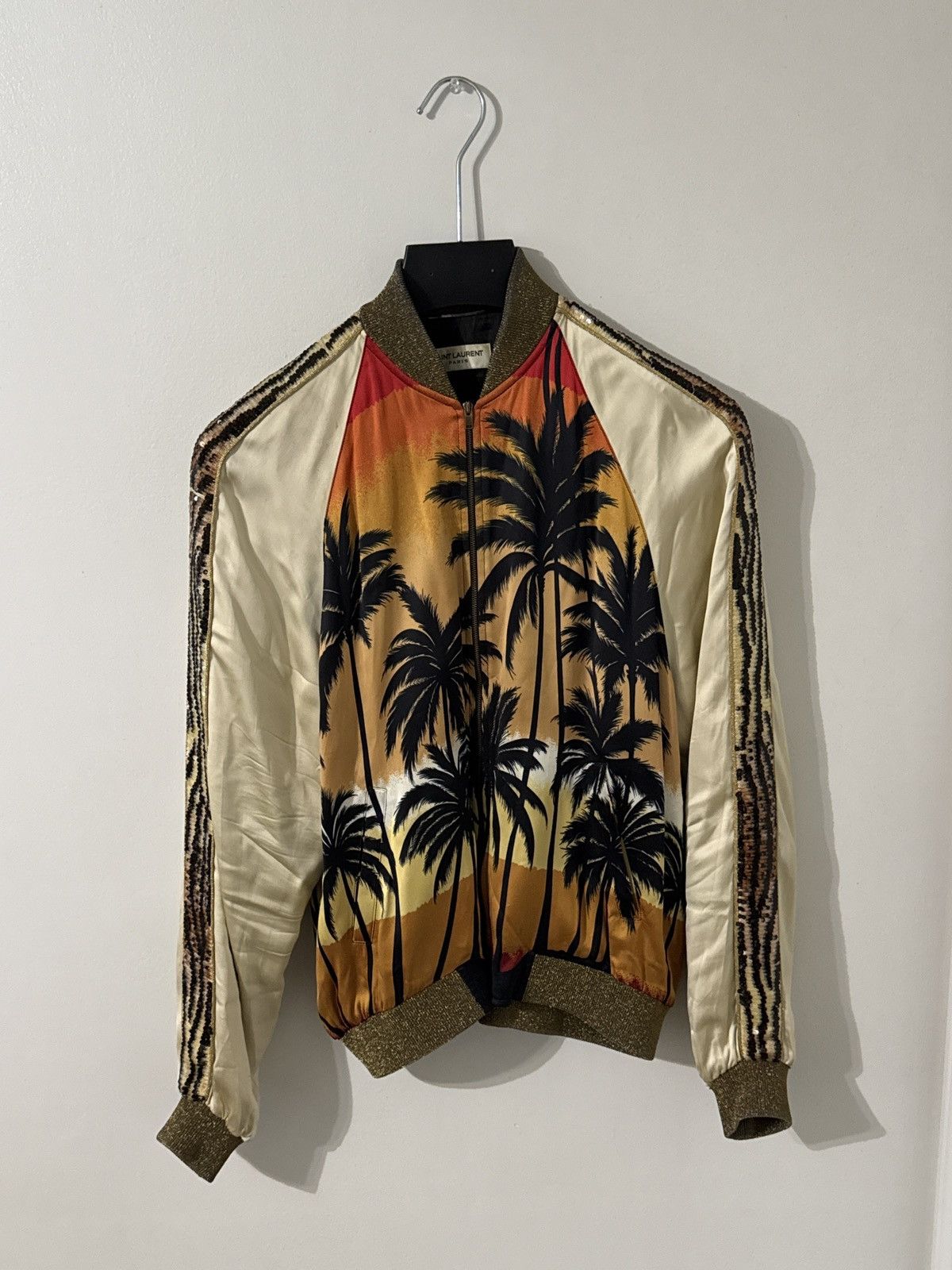 Saint Laurent Paris Saint Laurent Palm Tree / Sunset Jacket (Runway Sample) Size US S / EU 44-46 / 1 - 2 Thumbnail