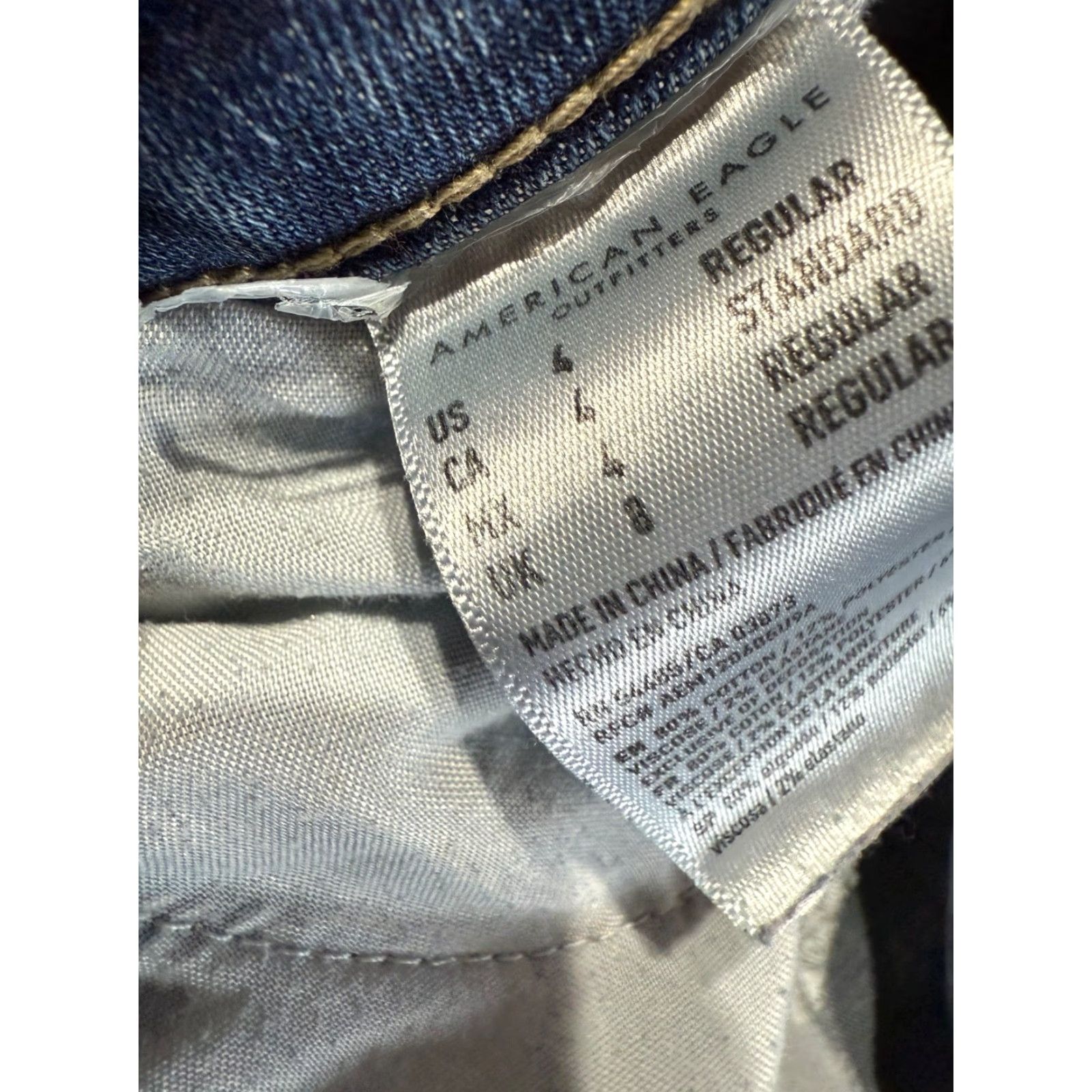 American Eagle Outfitters American Eagle Jeans Women's Size 4 Blue Denim Jegging Skinny Lot Of 2 Size 27" / US 4 / IT 40 - 3 Thumbnail