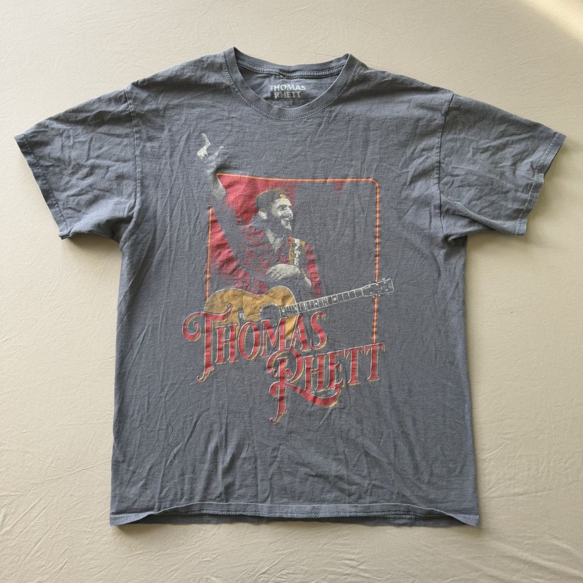 Band Tees × Vintage Thomas Rhett Concert Tour Tee Size US L / EU 52-54 / 3 - 1 Thumbnail