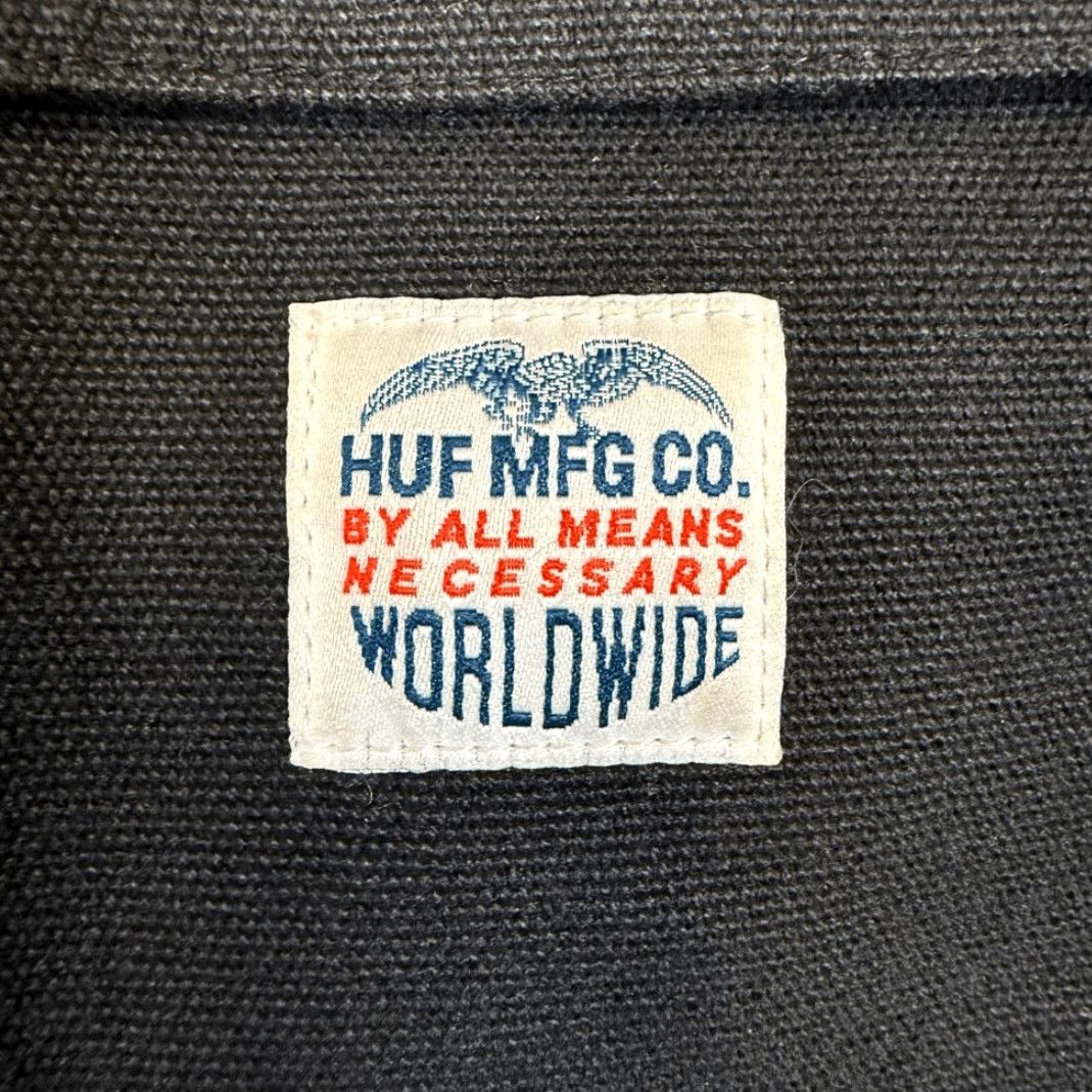 Huf Huf Mfg Co Worldwide Denim Shirt Jacket Button Front Black M Mens Jeans Shirt Jacket Denim Style Size US M / EU 48-50 / 2 - 4 Thumbnail