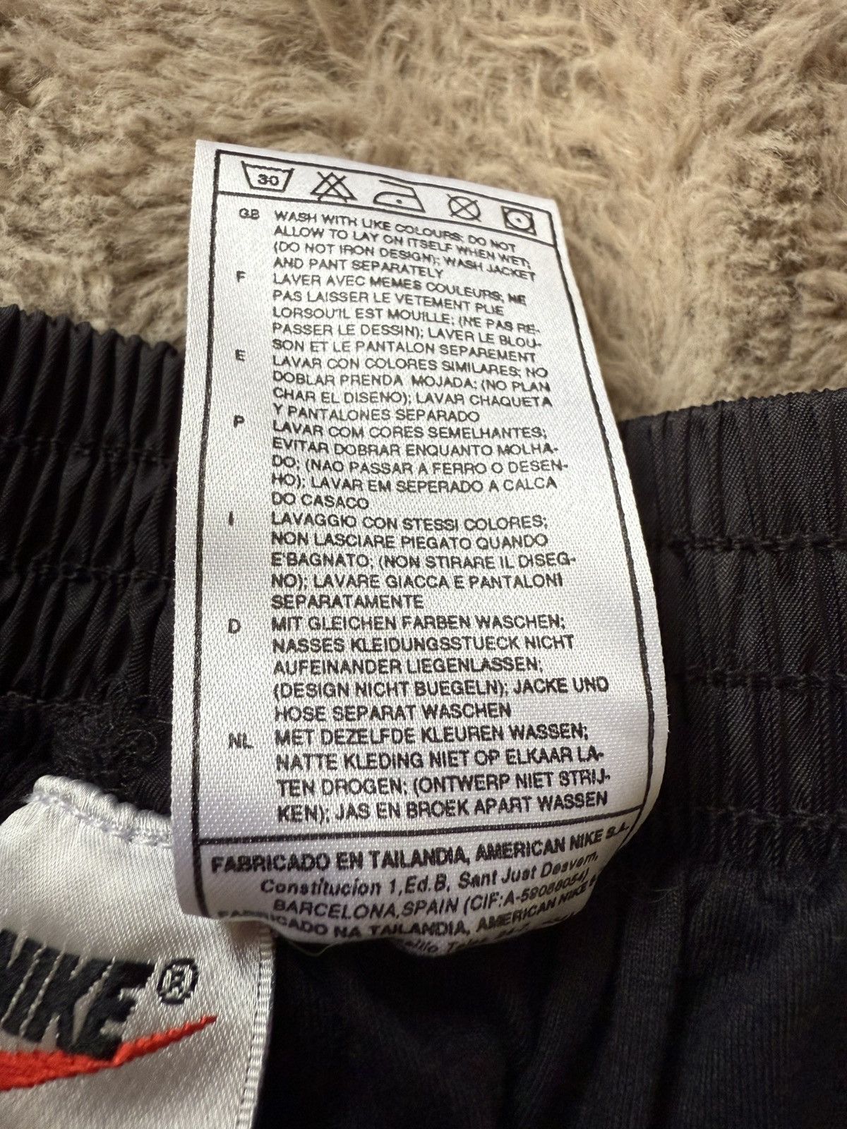 Nike Vintage Nike Tearaway Track Pants Black – Made in Thailand Size US 37 - 5 Thumbnail