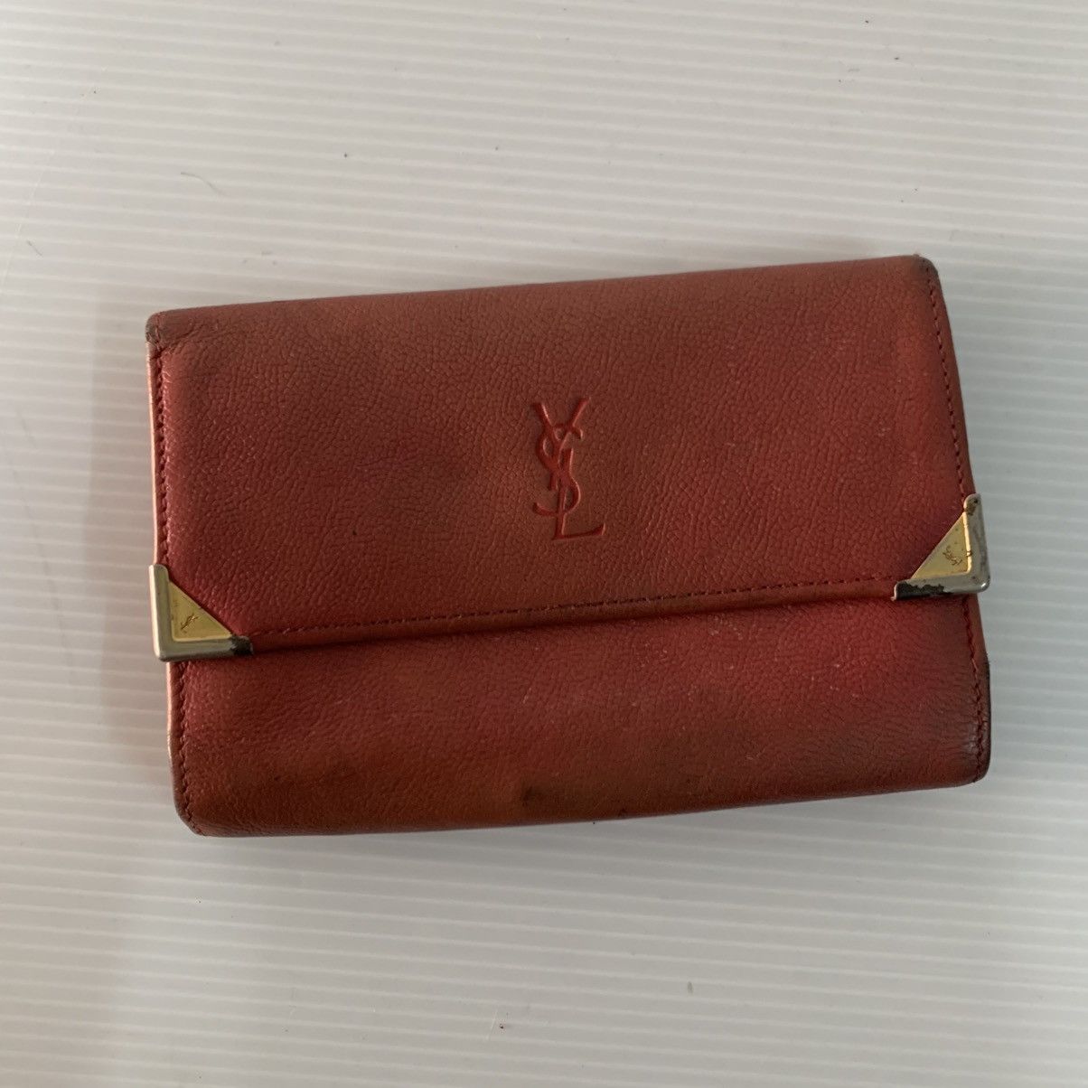 Yves Saint Laurent Yves Saint Laurent Leather Wallet Size ONE SIZE - 2 Thumbnail