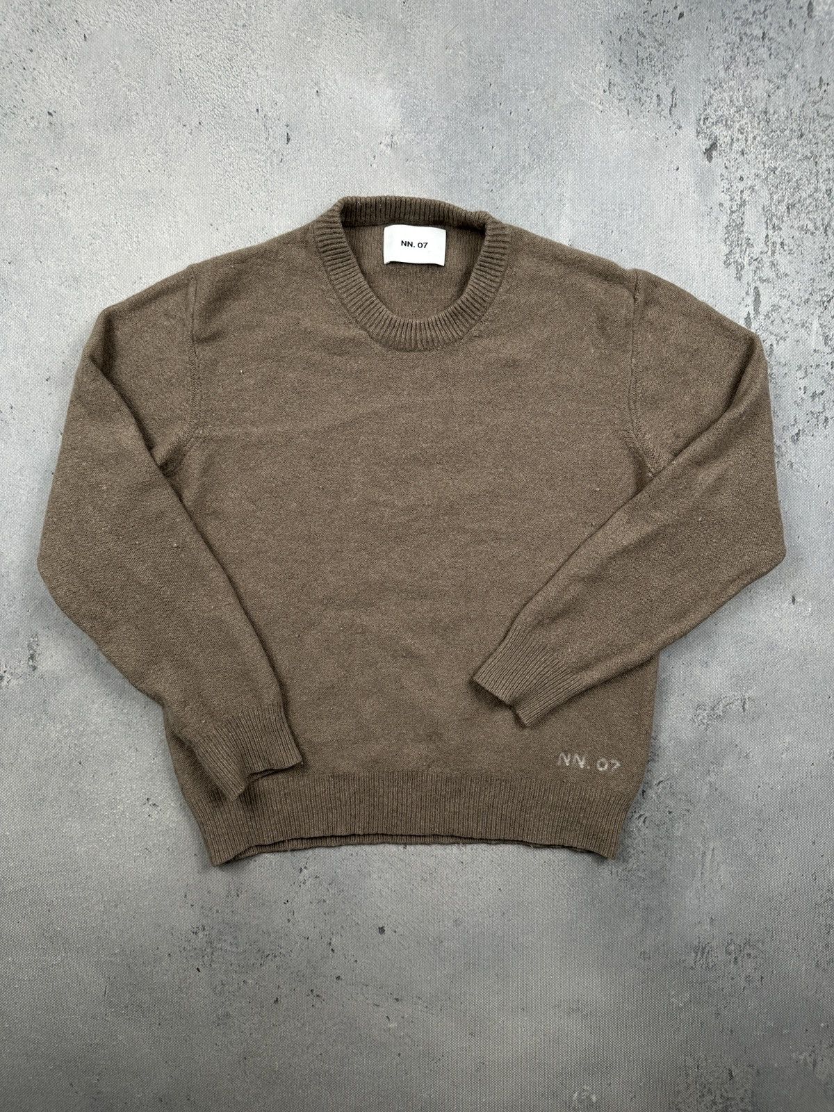 NN07 NN07 Nigel Wool Sweater Minimalist Brown Crewneck Premium Size US XS / EU 42 / 0 - 1 Thumbnail