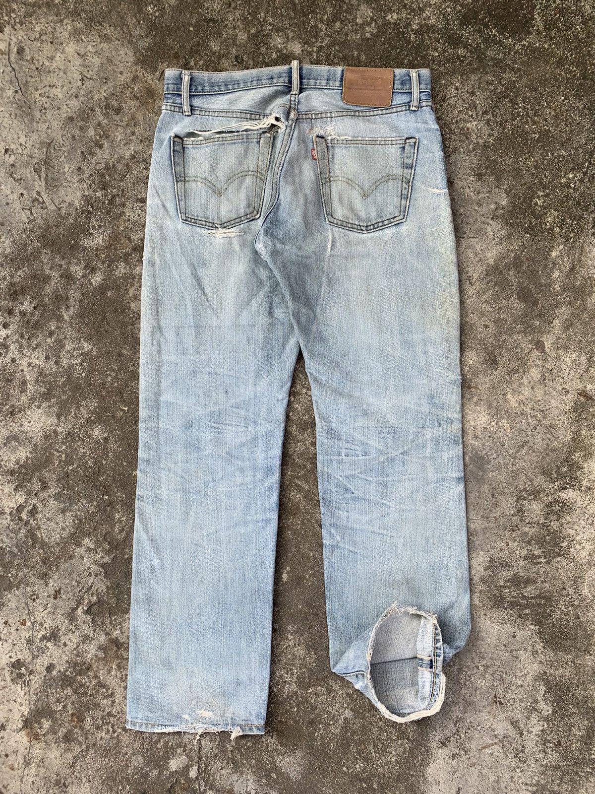 Levi's 🔥ACCOFFER🔥Vintage Levi’s 501 Big E Selvedge Distressed Denim Size US 34 / EU 50 - 1 Thumbnail