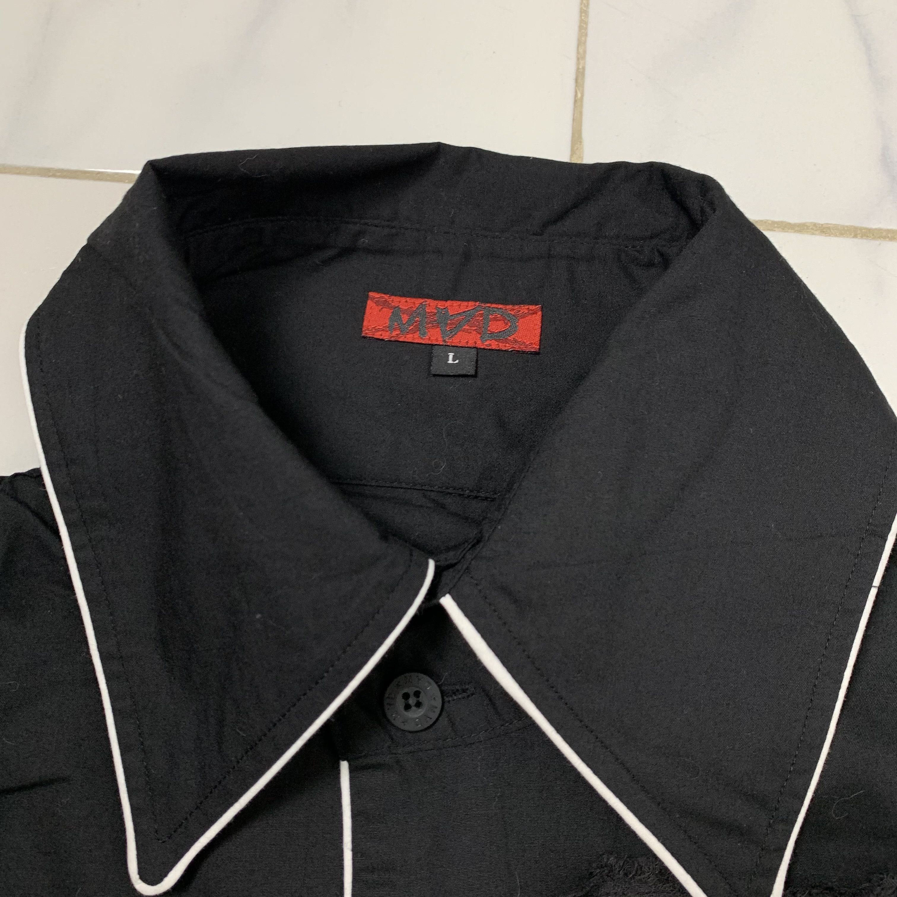 Japanese Brand MAD Punk Bondage Skull Black Shirt Anarchy Seditionaries Size US L / EU 52-54 / 3 - 7 Thumbnail