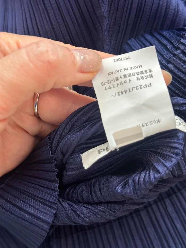Issey Miyake Issey Miyake size:2 A long dark blue top Size M / US 6-8 / IT 42-44 - 6 Thumbnail