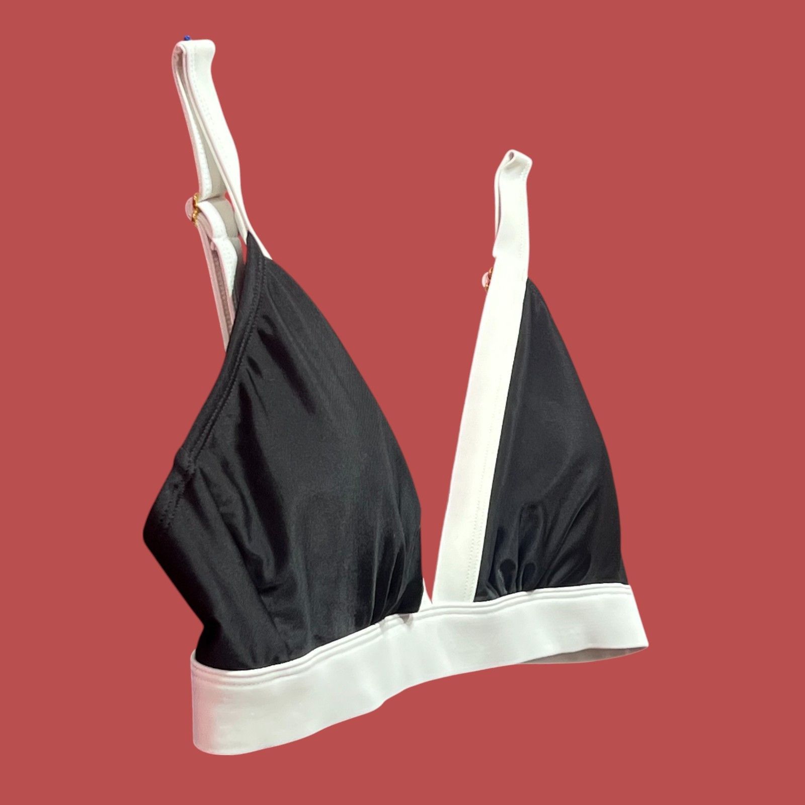 Other Shade & Shore - Women's Wide Band Triangle Bikini Top -Black Size ONE SIZE - 15 Thumbnail