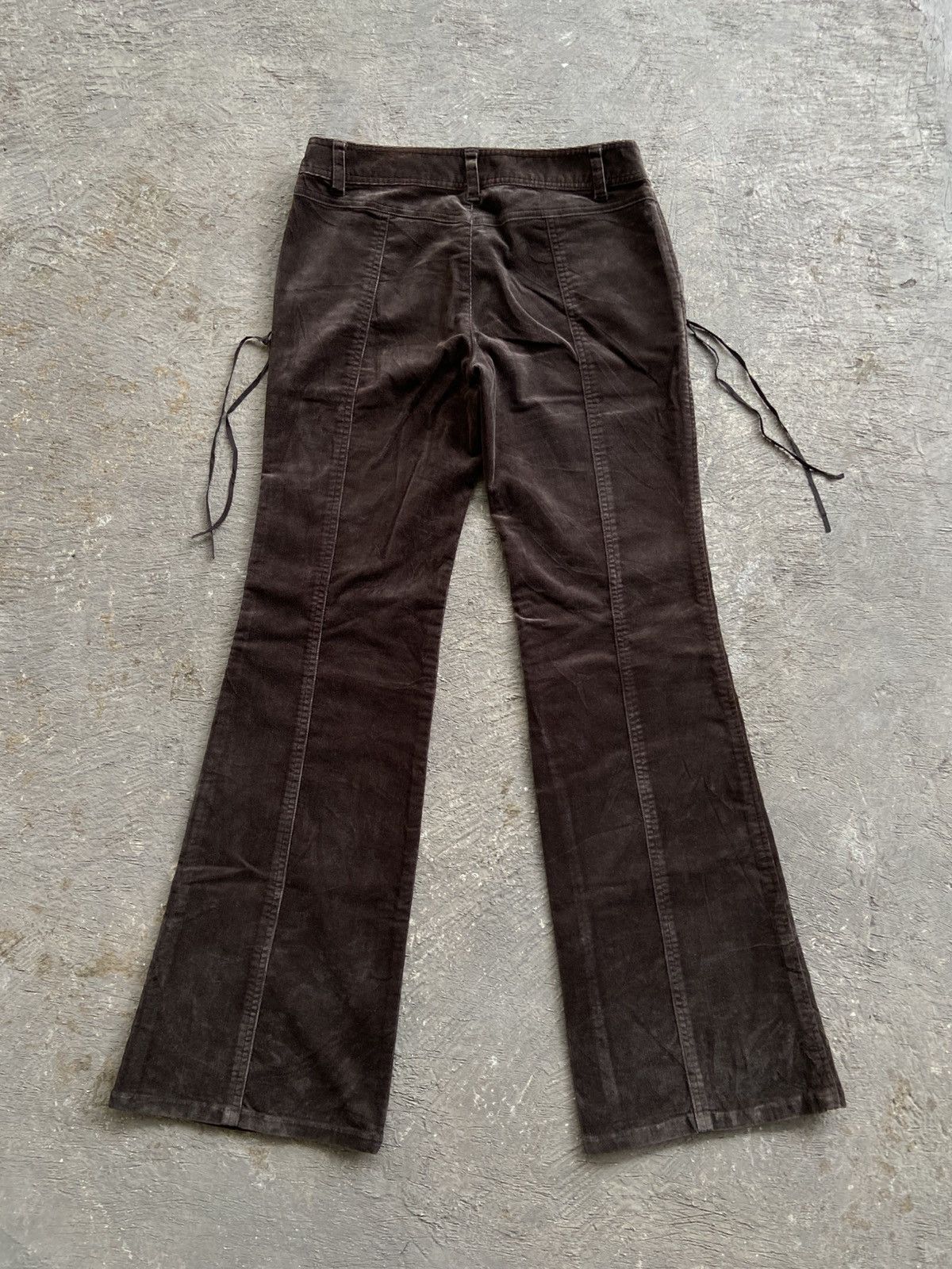 Le Grande Bleu (L.G.B.) 2000s Comme Ca Ism - Apocalypse Style Flare Corduroy Pants Size US 28 / EU 44 - 9 Thumbnail