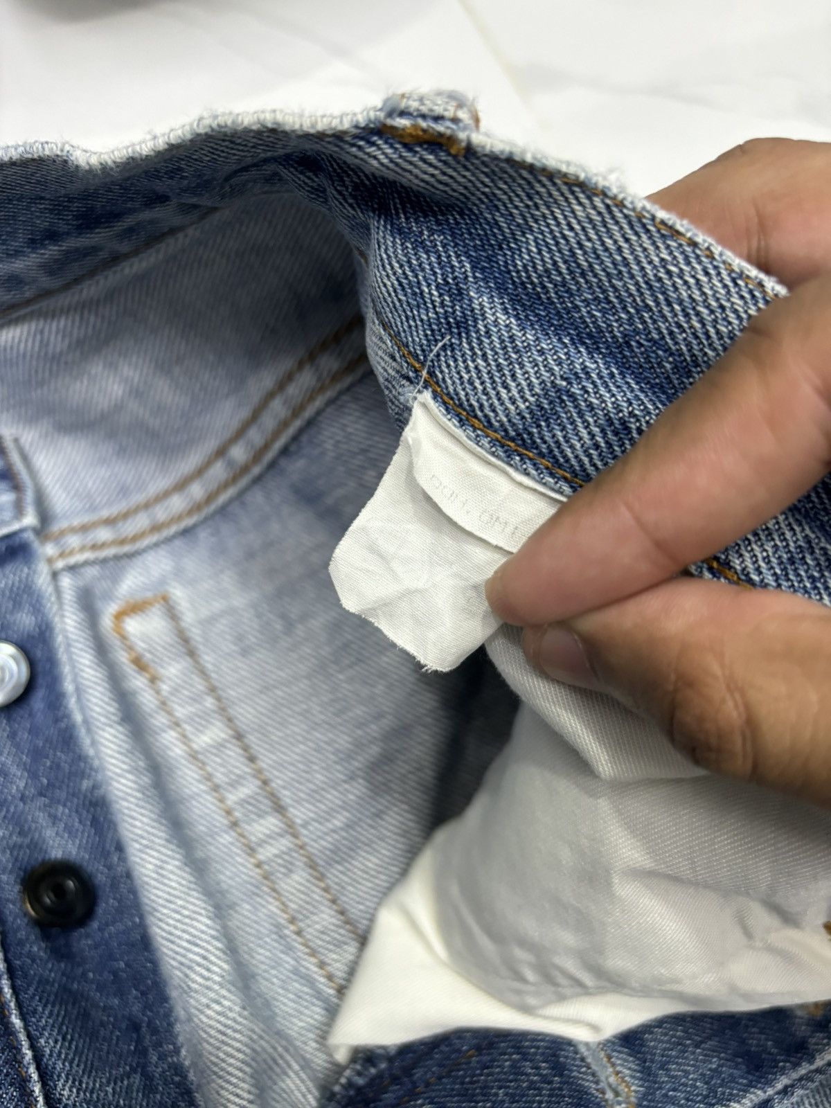 A.P.C. 🔥APC SELVEDGE DISTRESSED DENIM JEANS Size US 29 - 10 Thumbnail