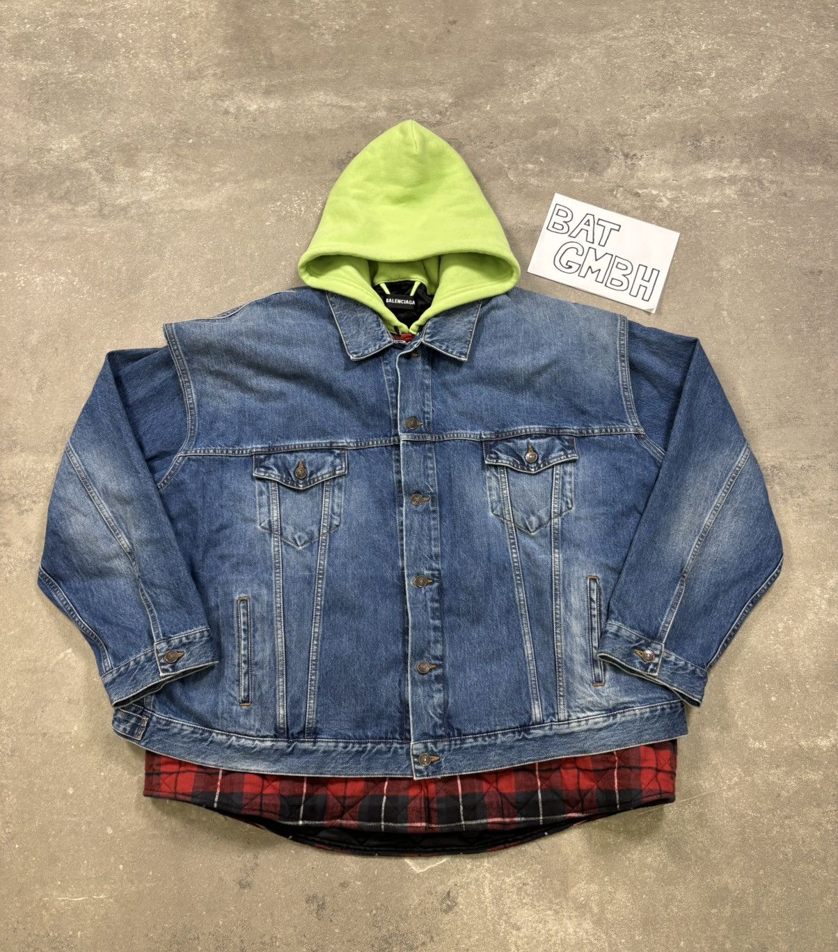 Balenciaga Balenciaga Padded Denim Hooded Gilet Jacket (2018) Size US M / EU 48-50 / 2 - 14 Thumbnail