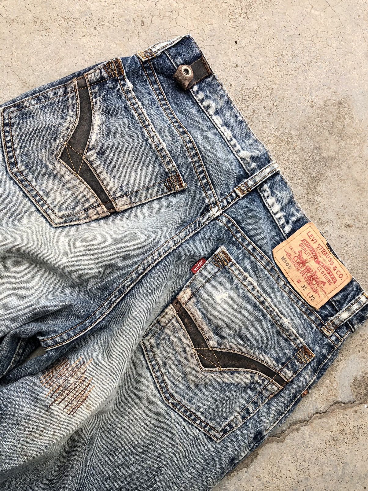 Levi's ZIGZAG REMAKE LEVIS 505 DENIM Size US 30 / EU 46 - 9 Thumbnail