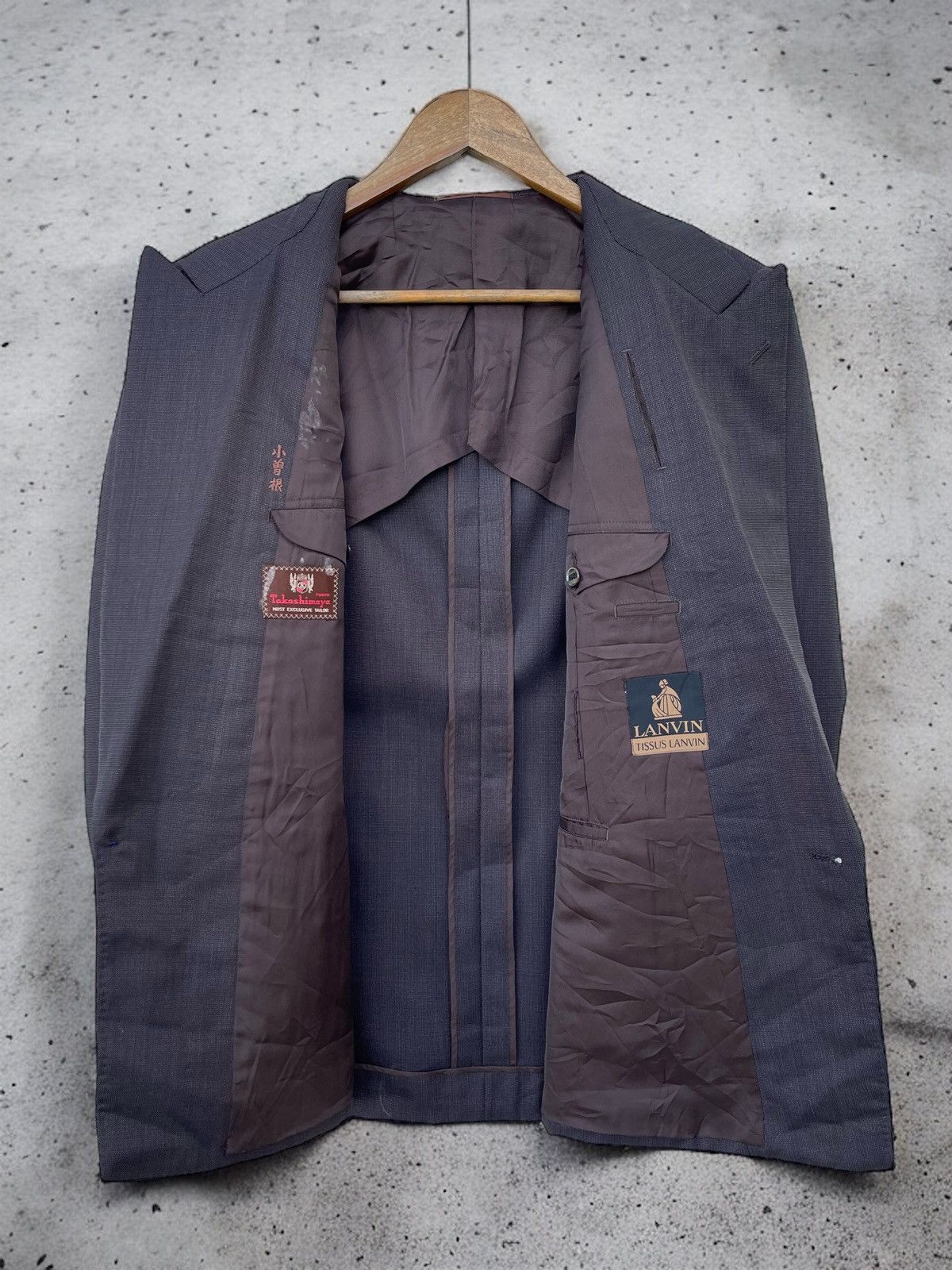 Lanvin 🔥Vintage Lanvin Takashimaya Double Breasted Blazer Size US M / EU 48-50 / 2 - 3 Thumbnail