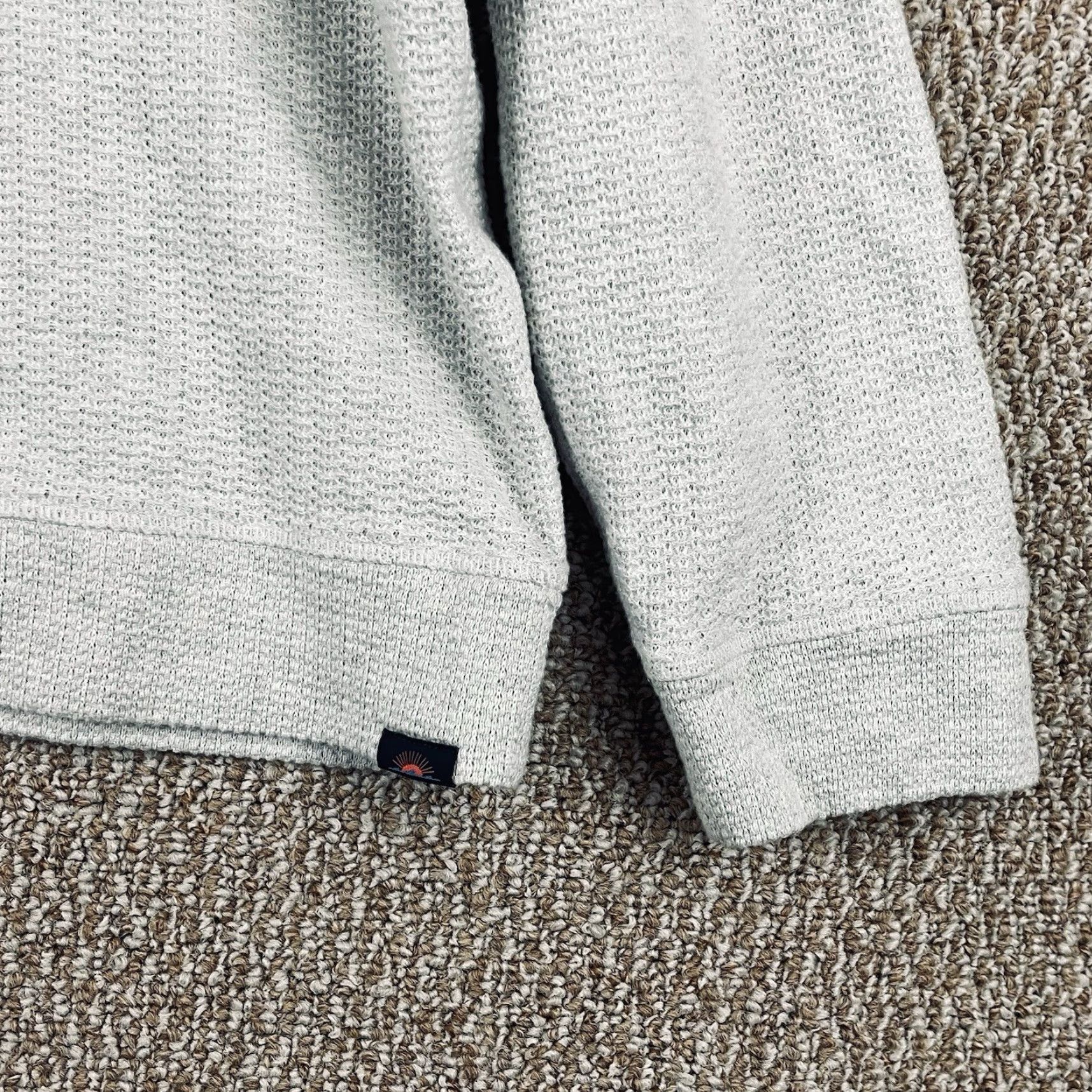 Faherty Faherty Knit 1/4 Zip Sweater XL Gray Cotton Outdoor Pullover Men Regular Knit Style Zipper Logo Casual Size US XL / EU 56 / 4 - 7 Thumbnail