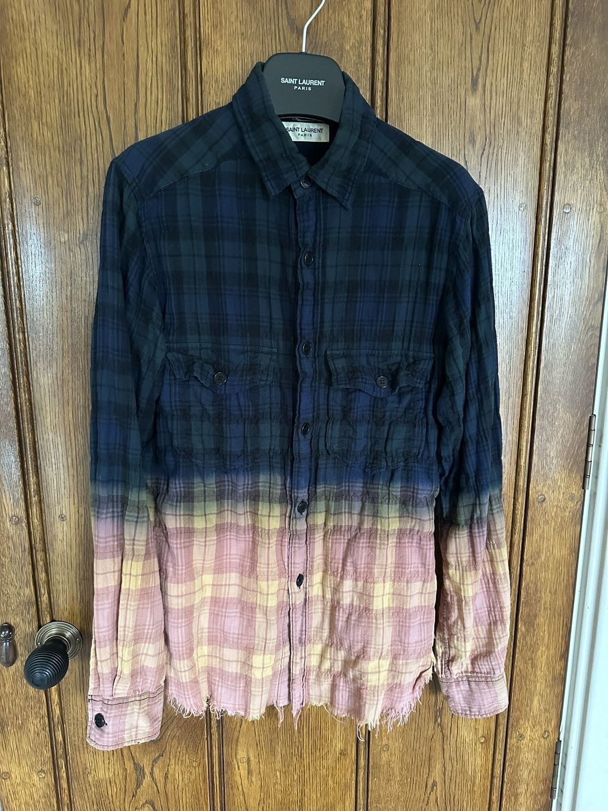 SS16 Saint Laurent surf sound bleached flannel tone Hedi