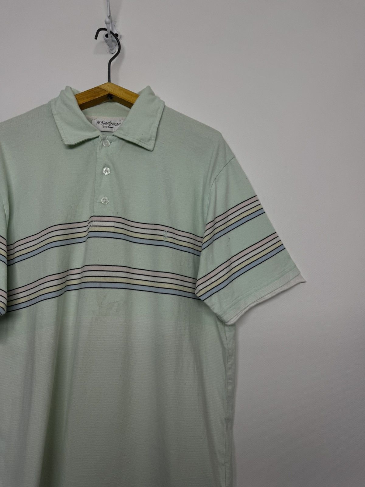Yves Saint Laurent Vintage Luxury Yves Saint Laurent YSL Polo Shirt vintage Size US L / EU 52-54 / 3 - 1 Thumbnail