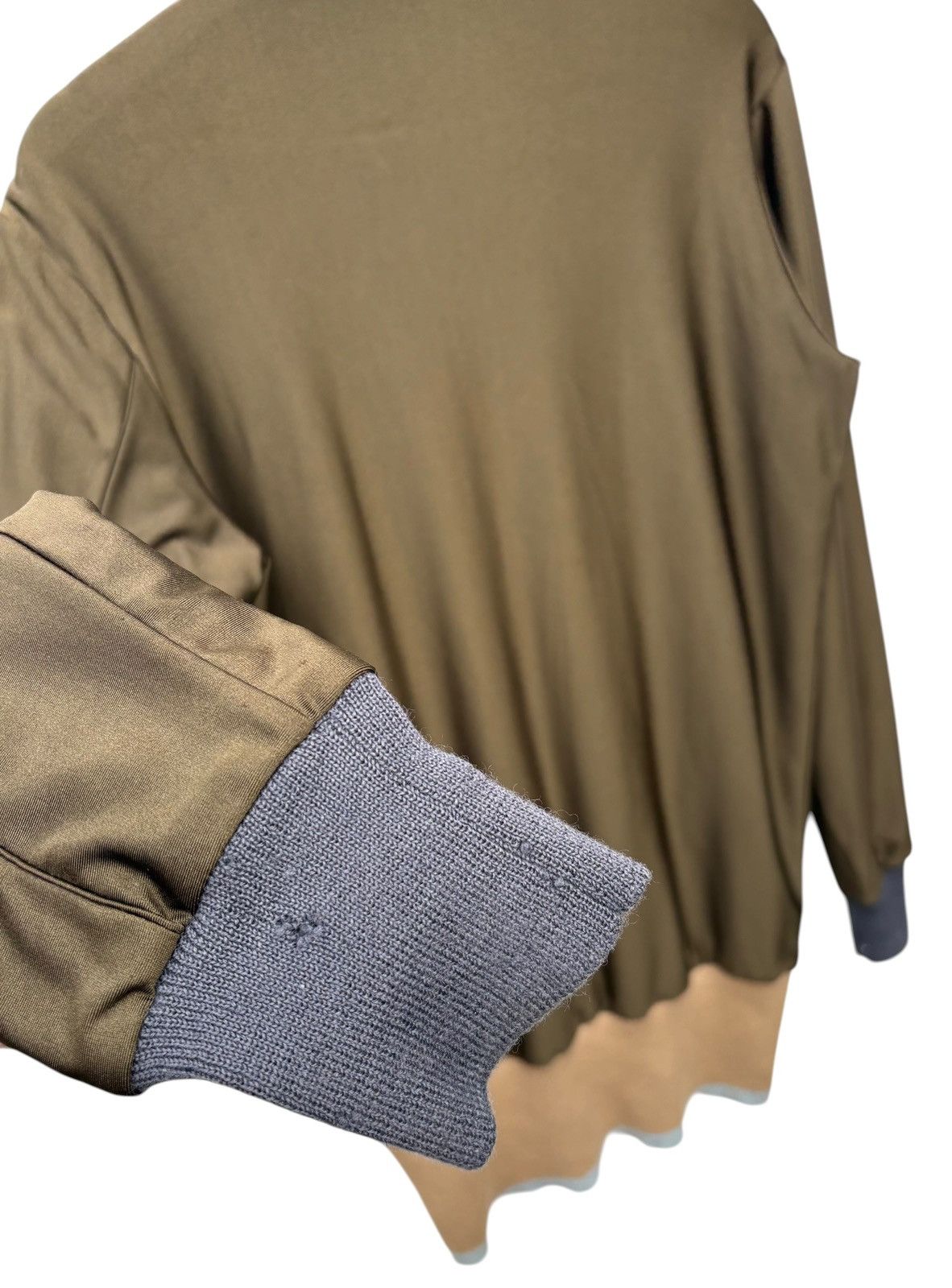 Yohji Yamamoto Yohji Yamamoto Femme Jersey Bomber Sweater Size M / US 6-8 / IT 42-44 - 11 Thumbnail