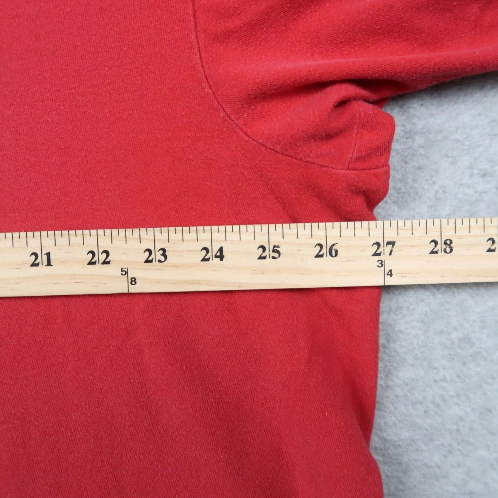 Vintage Vintage B Ware Risk Everything Red Graphic Tee 2XL XXL USA Made T-Shirt Men Short Sleeve Crew Neck Cotton Vintage 90s Fans Mens Size US XXL / EU 58 / 5 - 7 Thumbnail