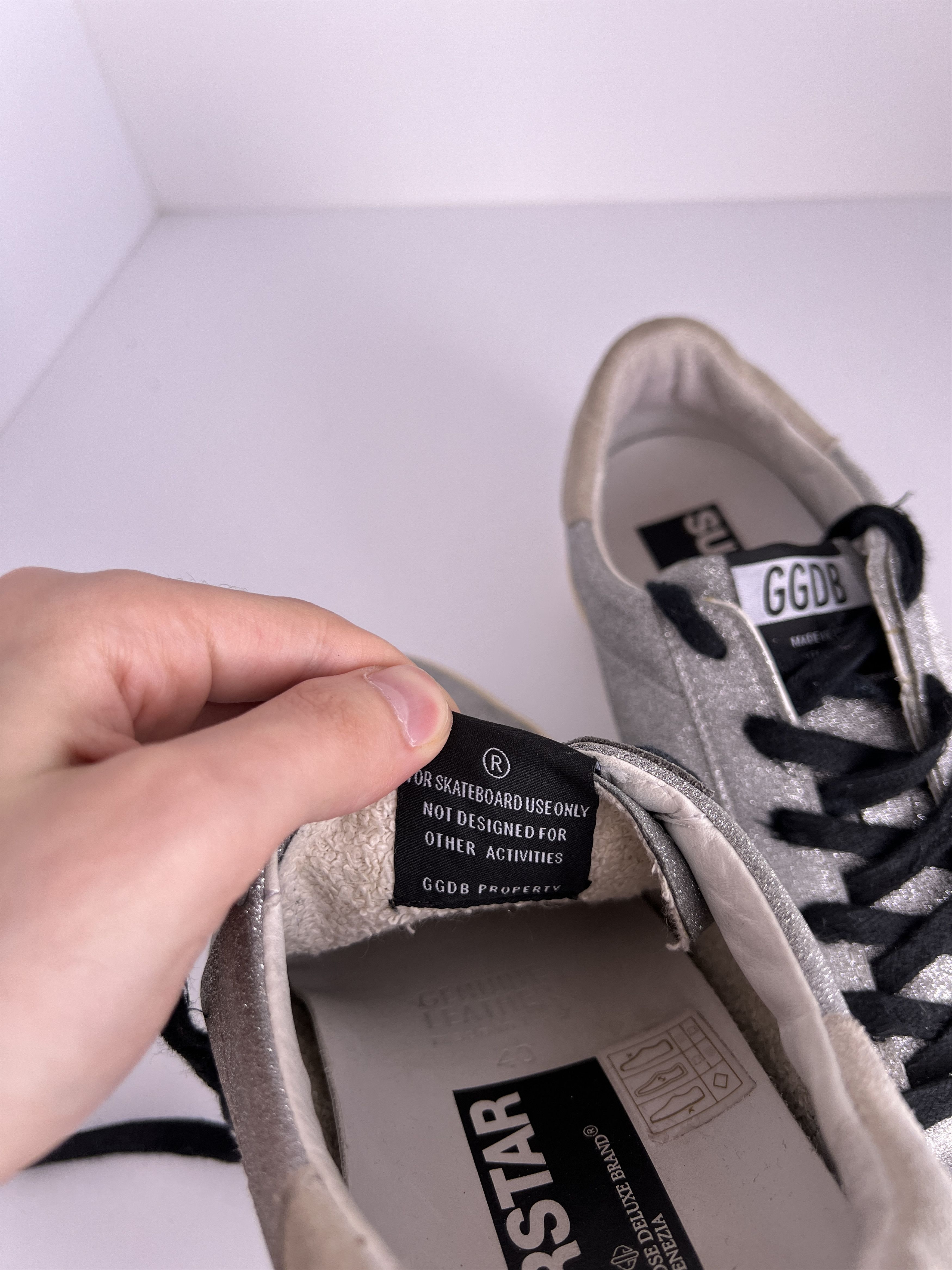 Golden Goose × Vintage Vintage GOLDEN GOOSE Superstar Sneakers Size US 7 / EU 40 - 12 Thumbnail