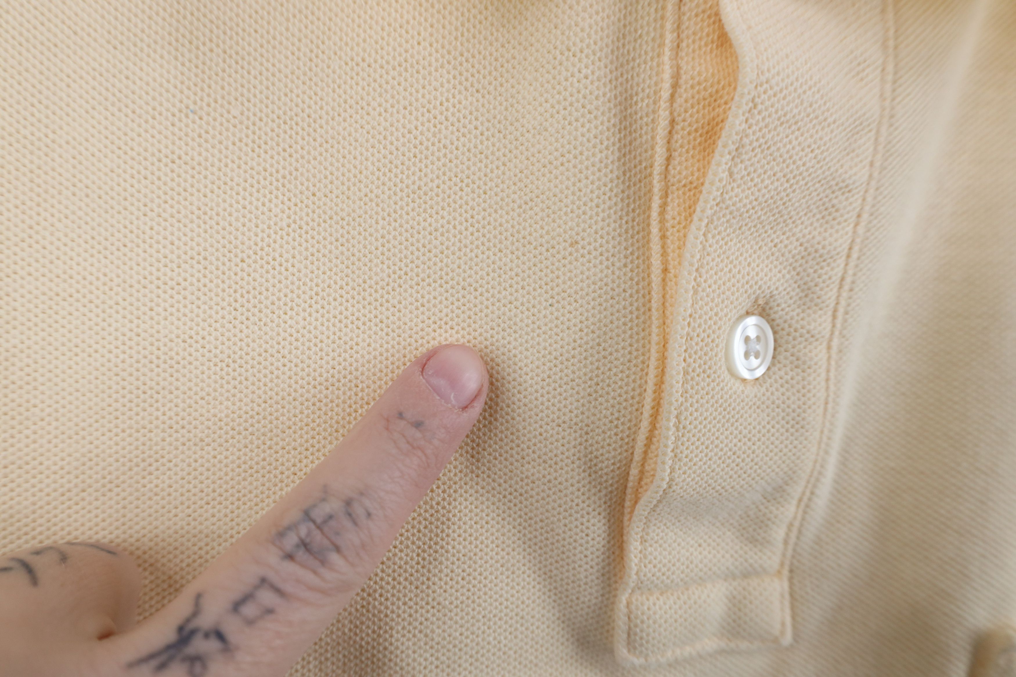 Lands' End Vintage 90s Lands End Collared Golf Polo Shirt Yellow USA Size US M / EU 48-50 / 2 - 8 Thumbnail
