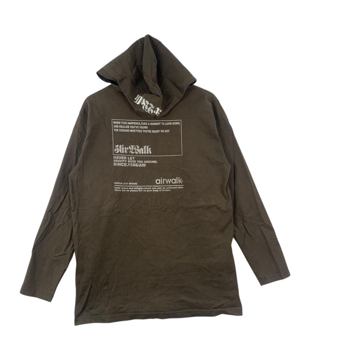 Airwalk AIRWALK SKATEBOARD Never Let Graffiti Boss You Hoodie Size US M / EU 48-50 / 2 - 3 Thumbnail