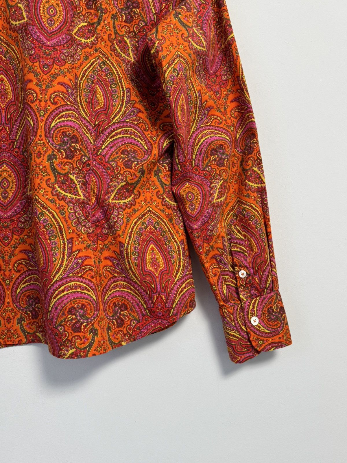 Bogner Bogner Women’s Paisley Print Button Shirt Bright Long Sleeve Size XL / US 12-14 / IT 48-50 - 13 Thumbnail