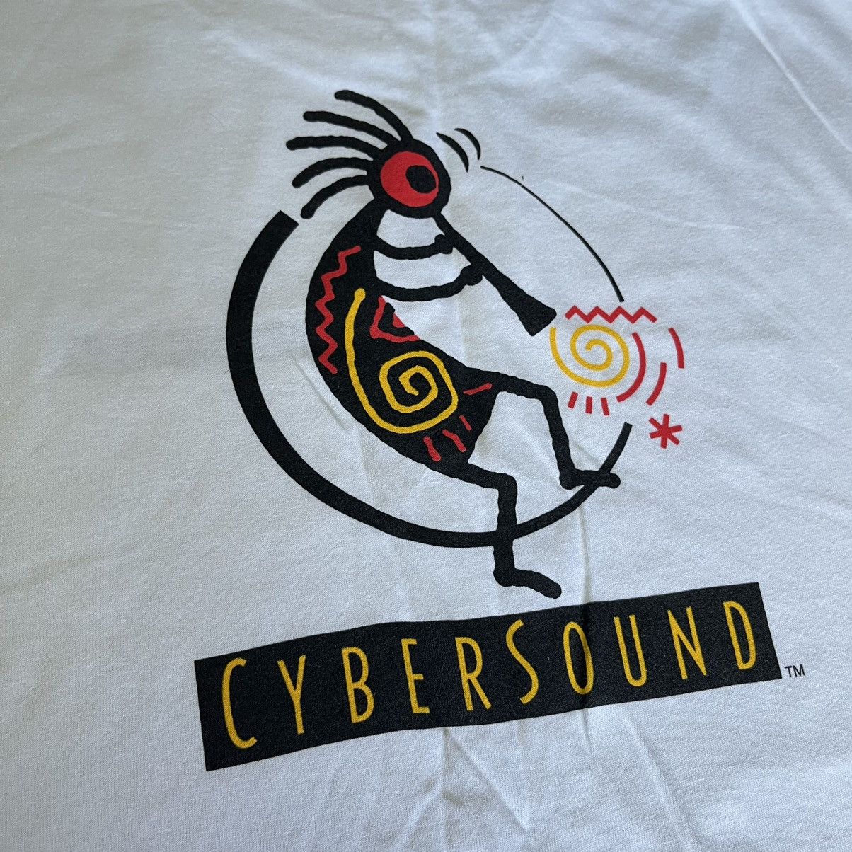 Japanese Brand × Microsoft × Vintage Vintage 1990s SEGA Saturn Cybersound Music Graphic Logo Tee Size US XL / EU 56 / 4 - 4 Thumbnail
