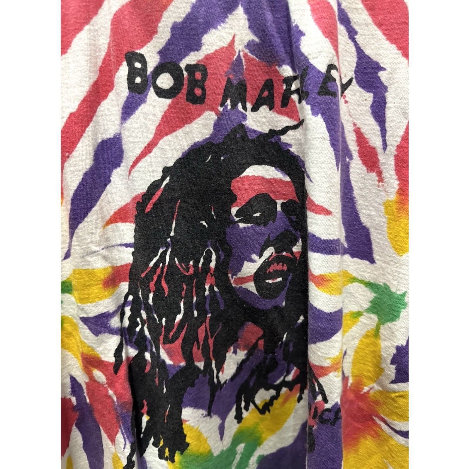 Vintage VINTAGE Bob Marley Shirt Mens XL Tie Dye Reggae Graphic Rare Size US XL / EU 56 / 4 - 3 Thumbnail