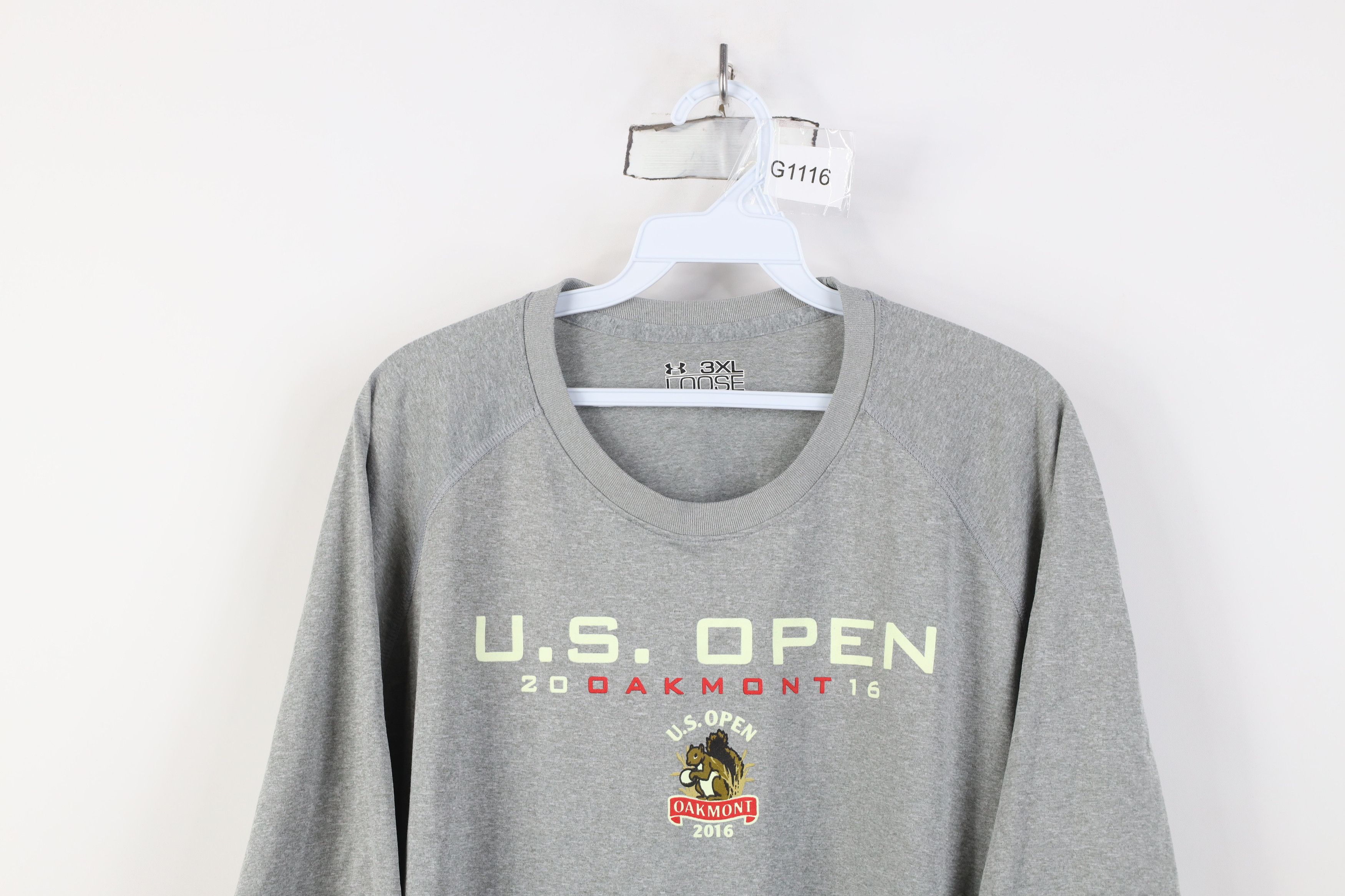 Under Armour Under Armour Oakmont US Open Golf Short Sleeve T-Shirt Gray Size US XXL / EU 58 / 5 - 2 Thumbnail