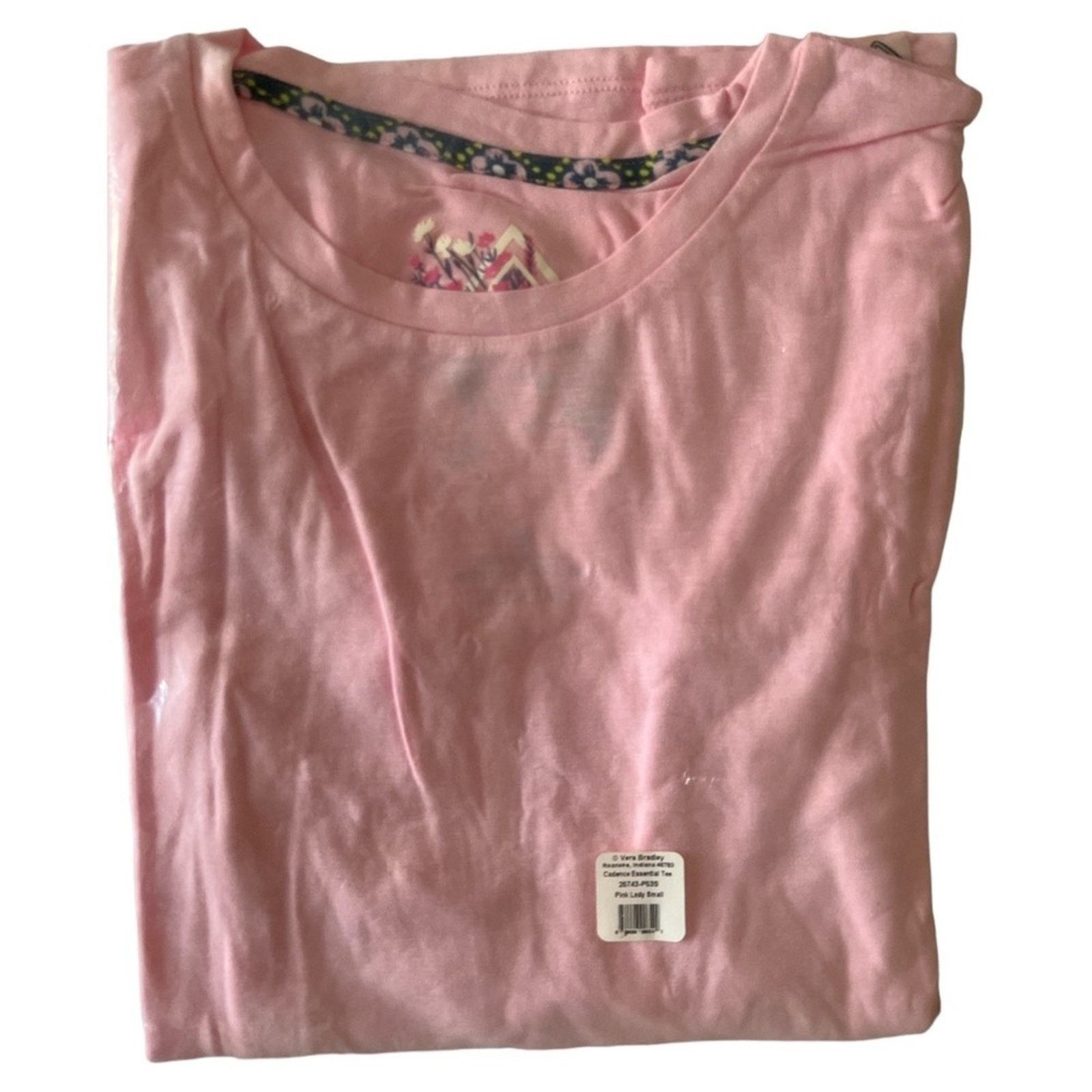 Vera Bradley VERA BRADLEY Pink Lady Cadence Essential Tee w/ Tags, Small Size S / US 4 / IT 40 - 5 Thumbnail