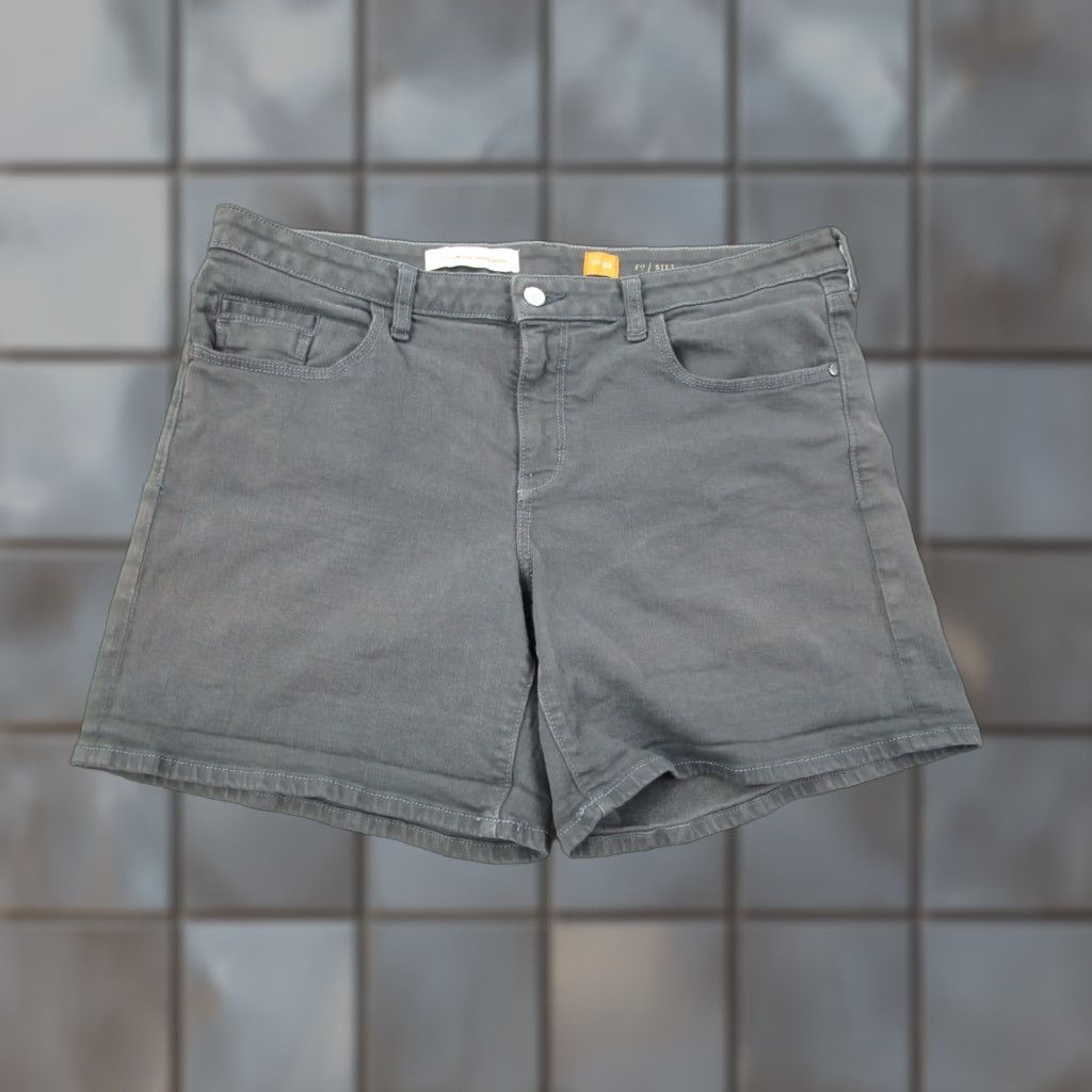 Vintage VINTAGE Pilcro Shorts Womens 36 Waist Gray Denim Stet Mom Mid Rise Boho Beach Casual Size 25" / US 0 / IT 36 - 1 Thumbnail