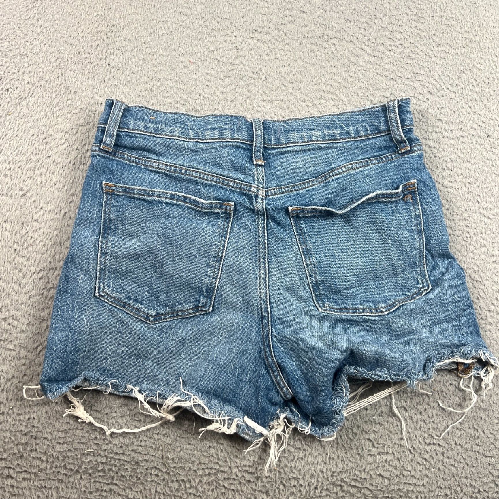 Madewell Madewell Womens High-Rise Denim Shorts Size 29 w/ Raw Hem Size 29" - 7 Thumbnail