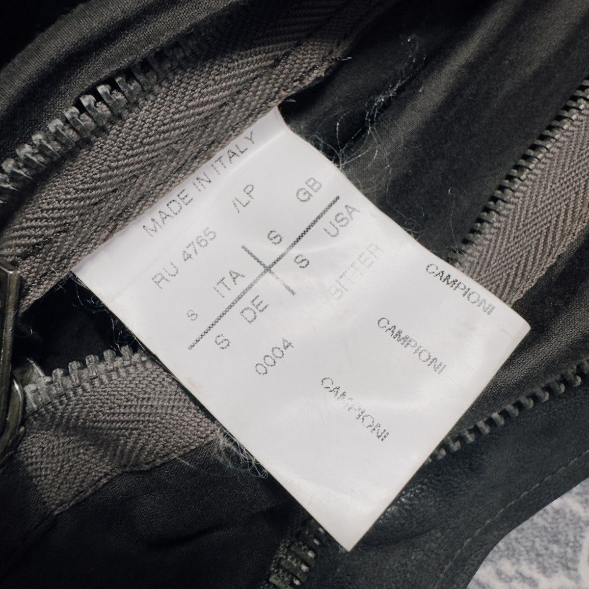 Rick Owens SAMPLE Campioni Rick Owens Bitter Hybrid Leather Jacket Size US S / EU 44-46 / 1 - 18 Thumbnail