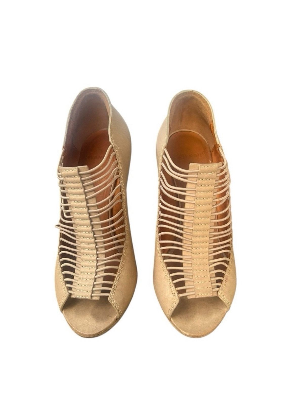 Givenchy Givenchy Beige Leather Cage Booties – Open Toe 37.5/7.5 Size US 7.5 / IT 37.5 - 4 Thumbnail