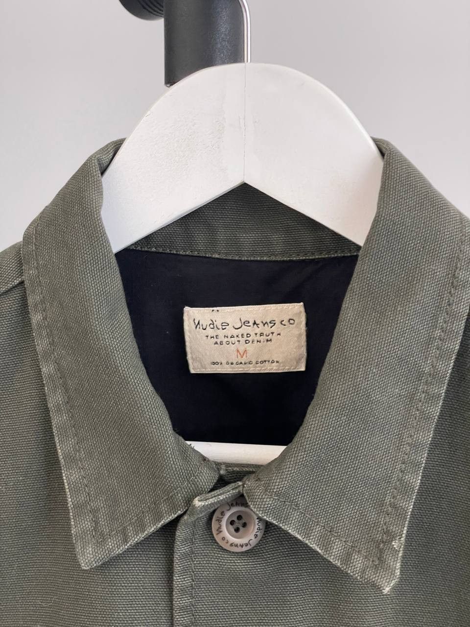 Nudie Jeans Nudie Jeans Sten Army Canvas Overshirt Military Style Jacket Size US M / EU 48-50 / 2 - 4 Thumbnail