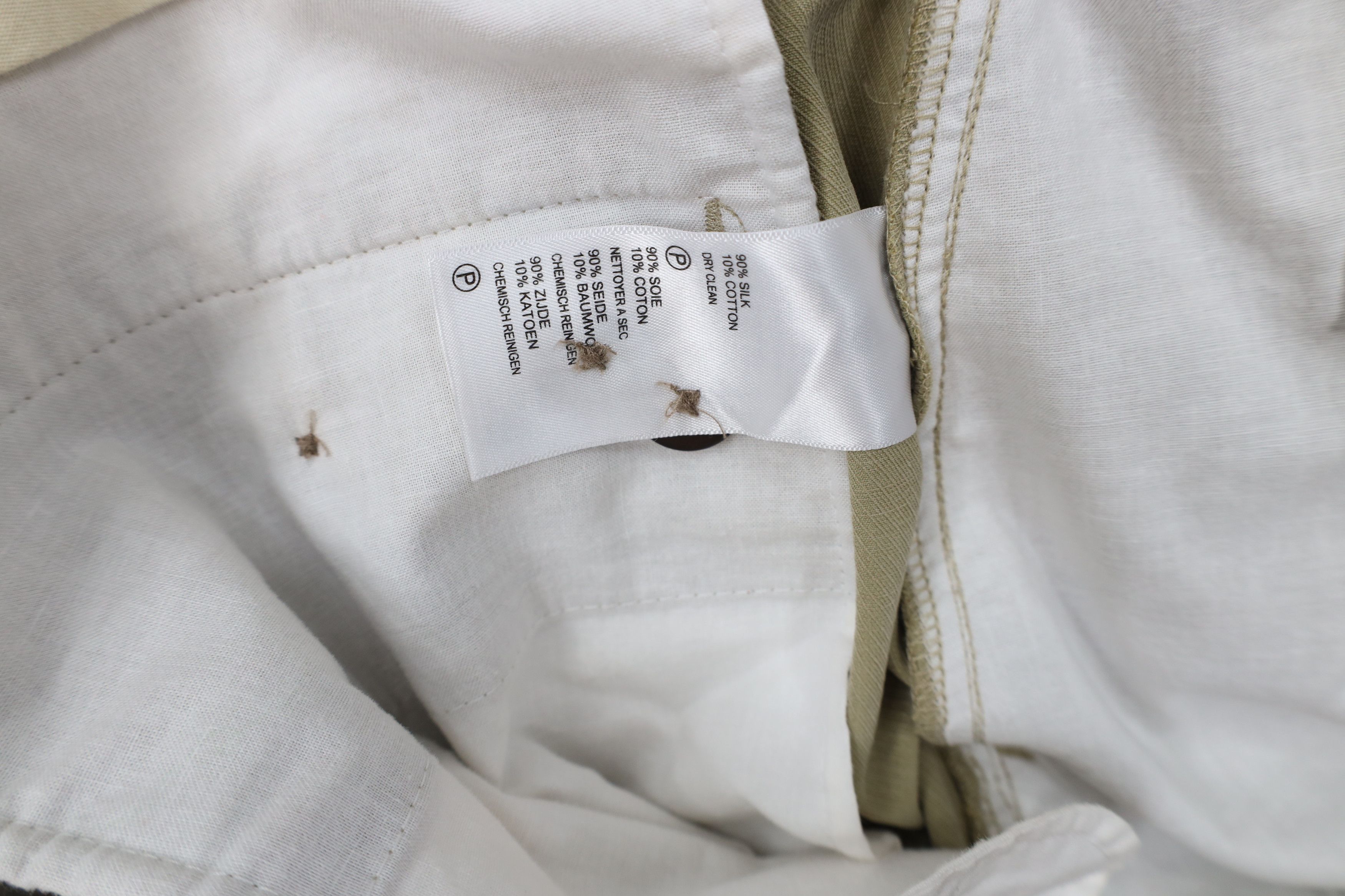 Tommy Bahama Vintage Tommy Bahama Silk Blend Wide Leg Chino Pants Beige Size US 36 / EU 52 - 8 Thumbnail