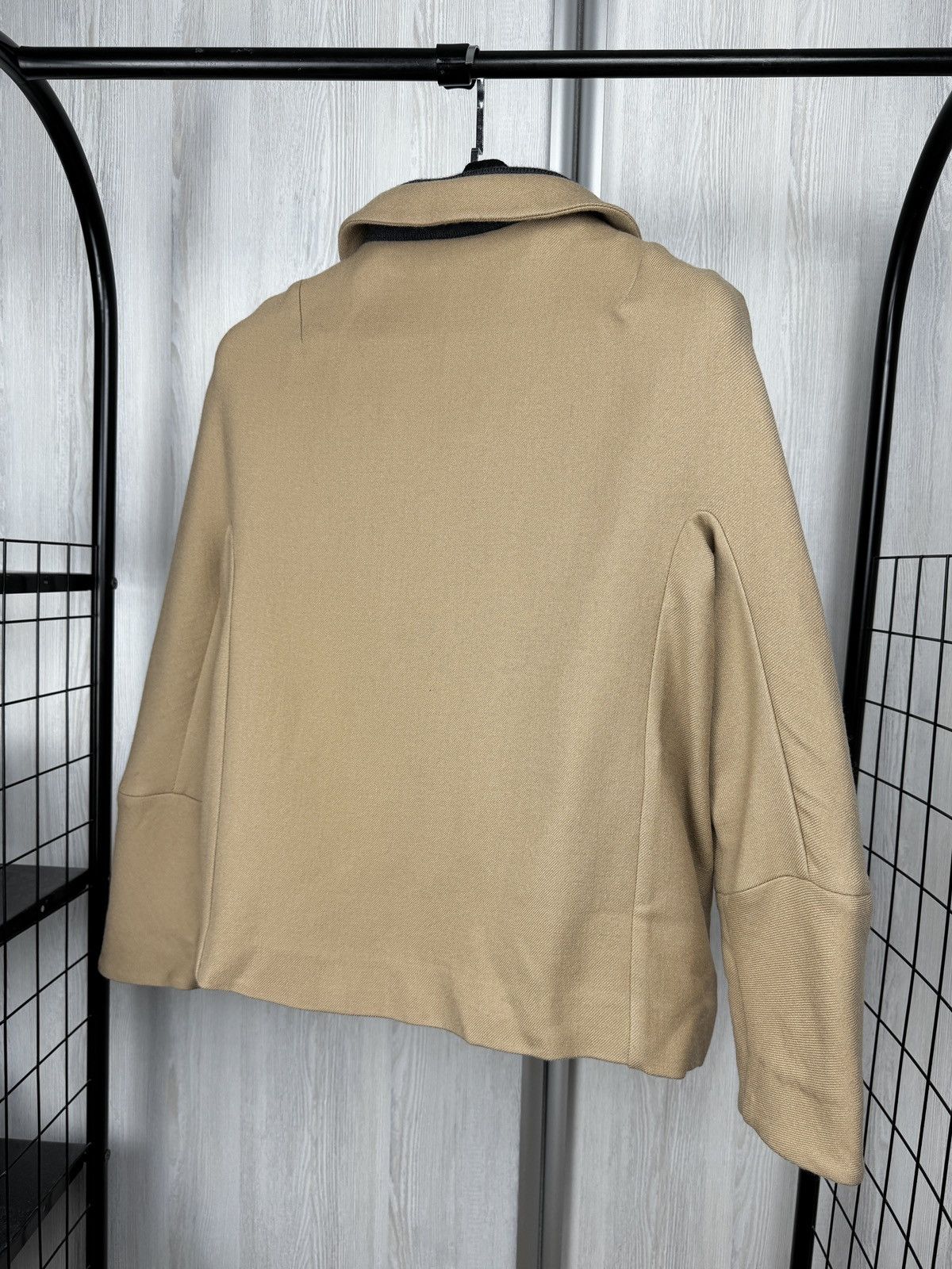 Marni Marni Women's Jacket Size 42 Tan 100% Wool Bomber Coat Size M / US 6-8 / IT 42-44 - 6 Thumbnail