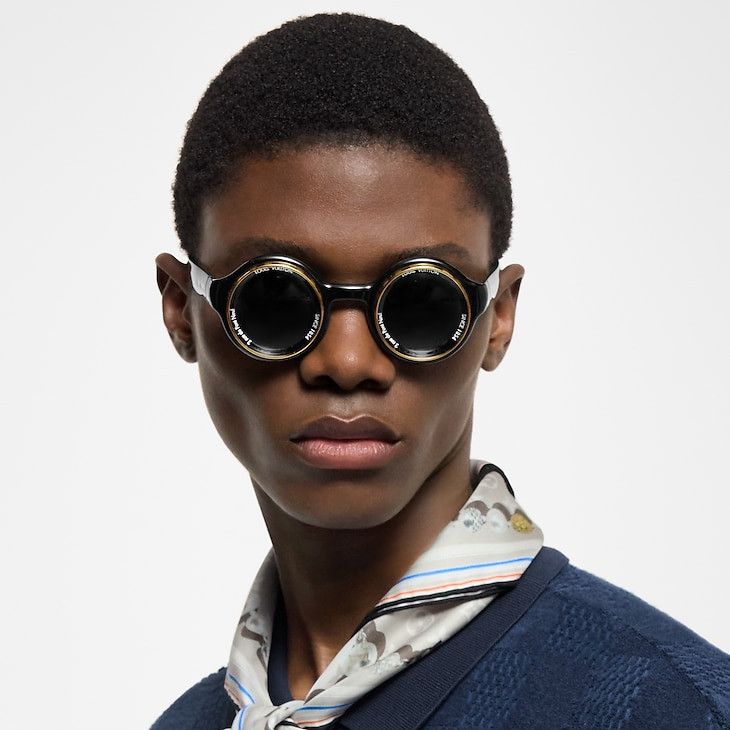 Louis Vuitton LV Super Vision Round Sunglasses Size ONE SIZE - 5 Thumbnail