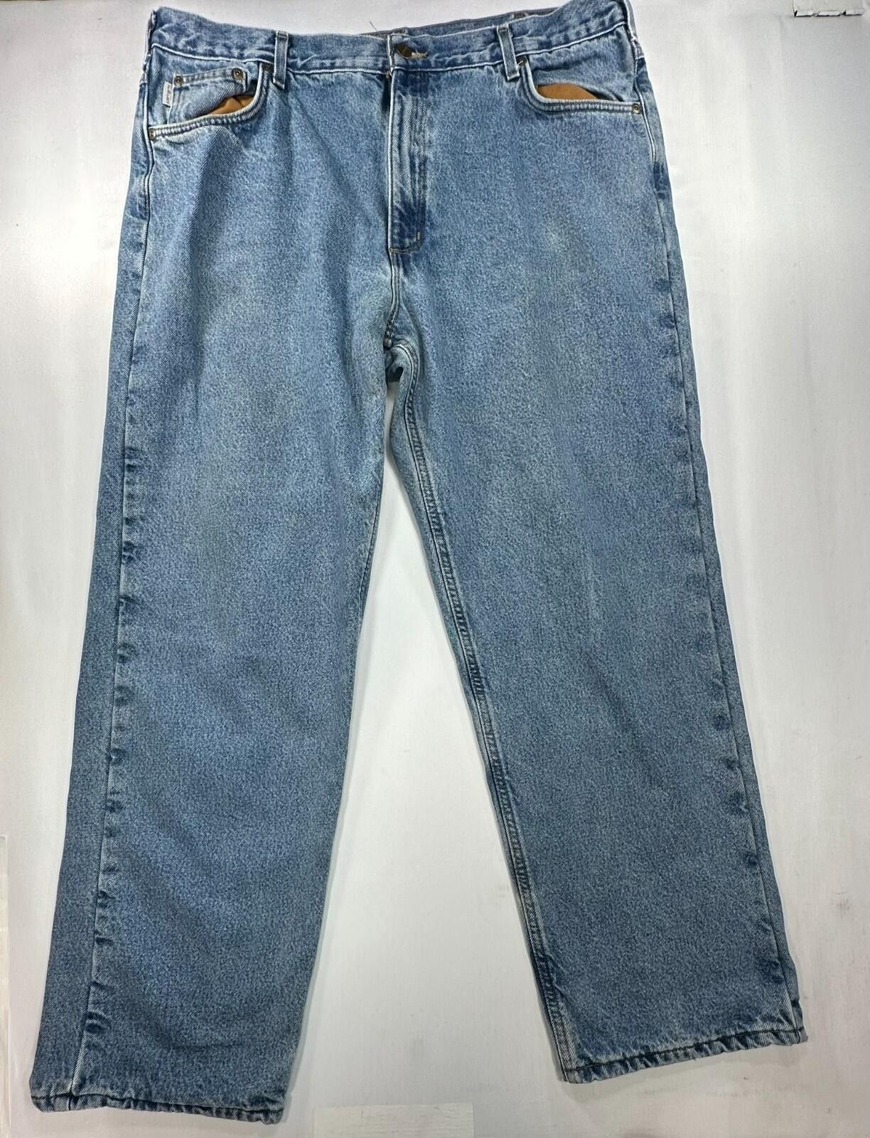 Carhartt Carhartt Heavy Lined Relaxed Fit Denim Jeans Blue Mens 42/32 Size US 42 / EU 58 - 1 Thumbnail