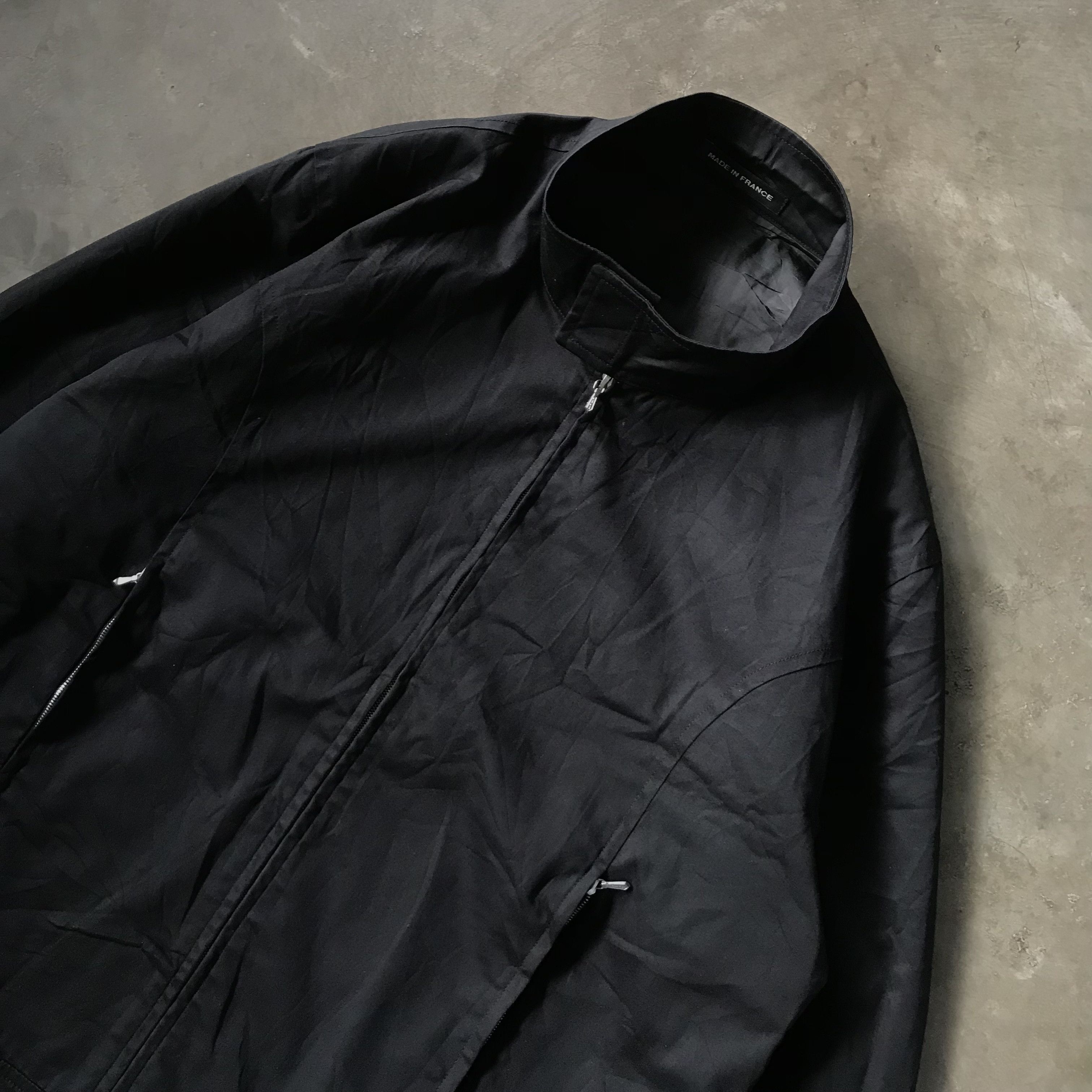 90s agnes b. ウール ギャバ ジャケット riri zip 90s agnes b. ウール ギャバ ジャケット riri zip 90s agnes b. ウール