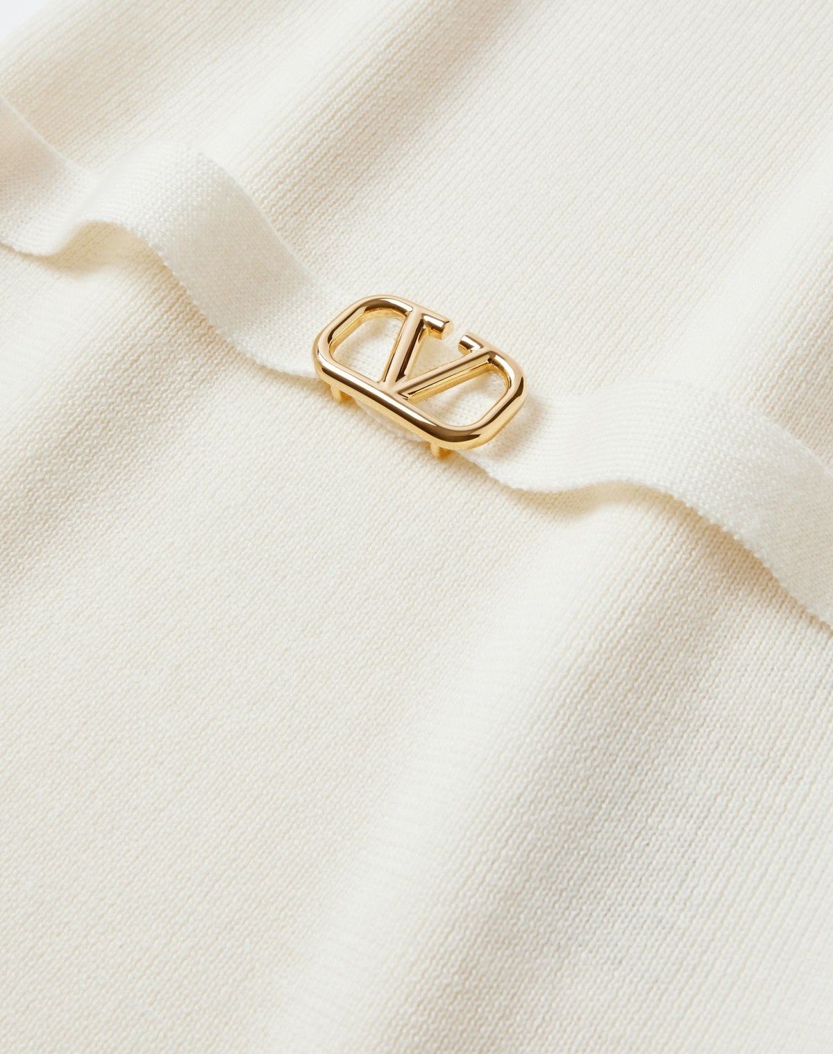 Valentino o1s1wg110525 Wool Jumper in Whitev Size L / US 10 / IT 46 - 7 Thumbnail