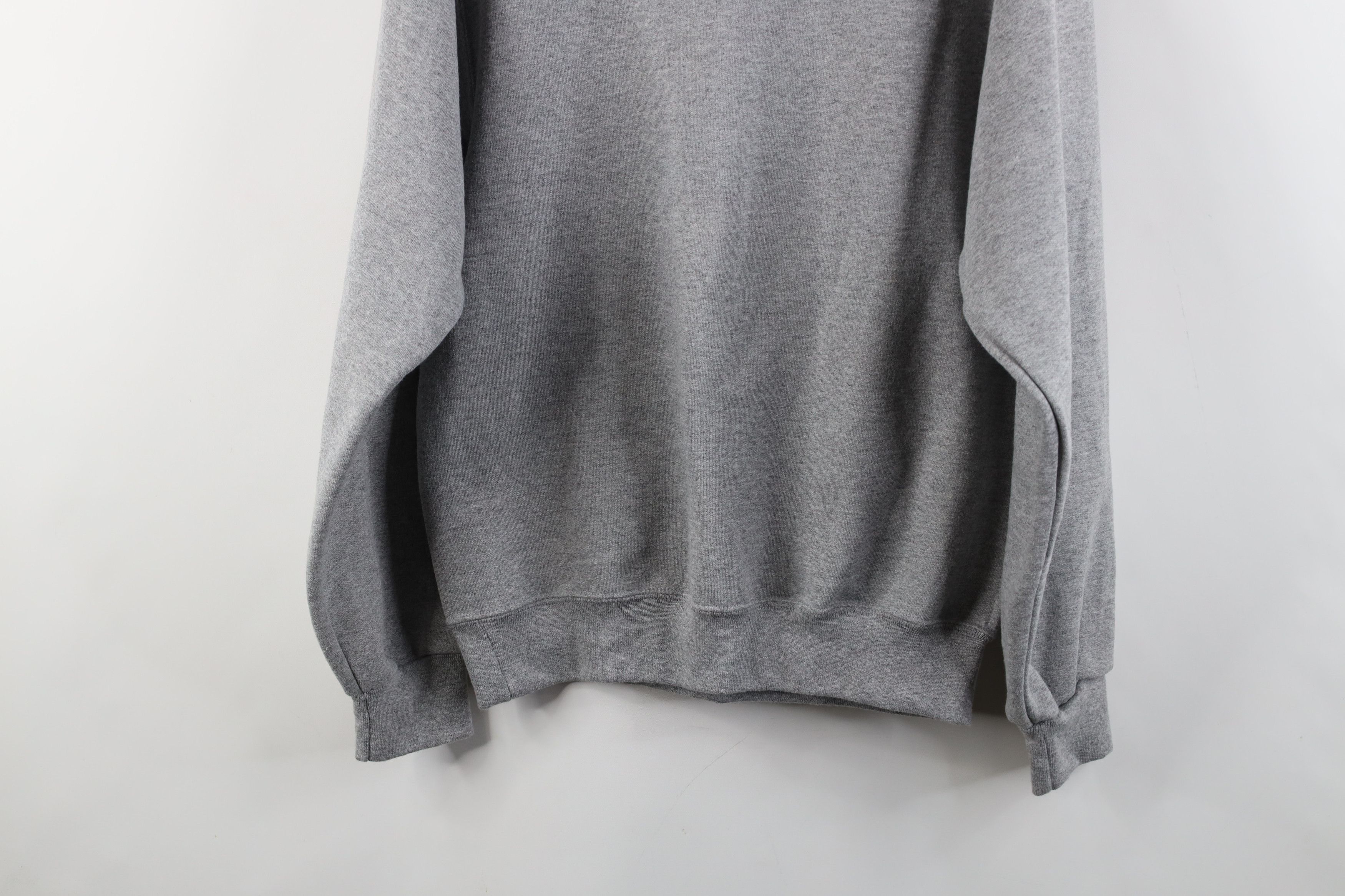 Vintage Vintage 90s Streetwear Crewneck Sweatshirt Heather Gray Size US S / EU 44-46 / 1 - 12 Thumbnail