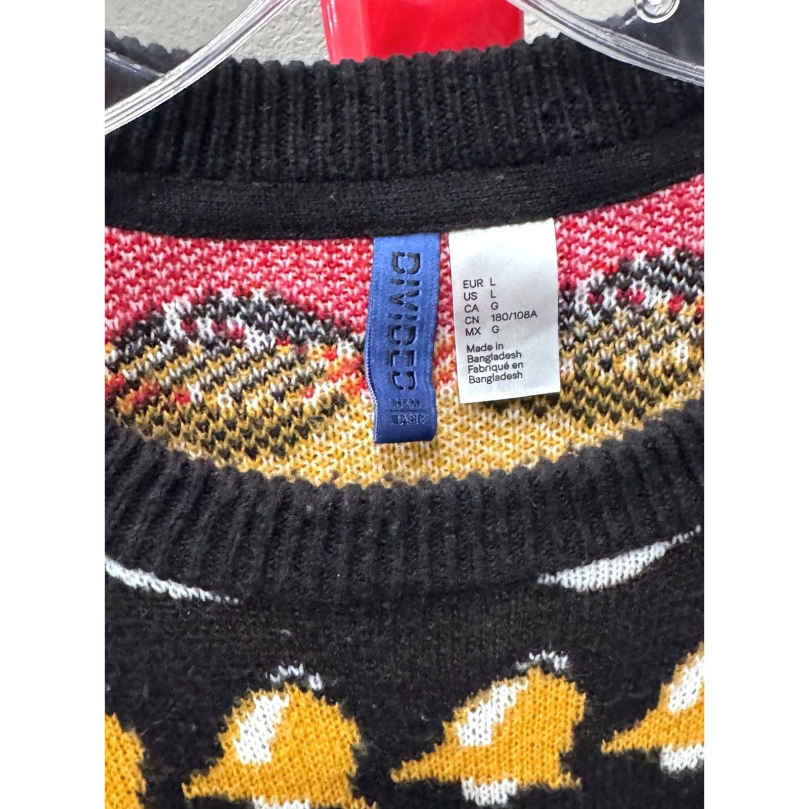 H&M H & M Merry Pizza Crustmas Ugly Christms SWEATER Large L Oversized Mens Size US L / EU 52-54 / 3 - 6 Thumbnail