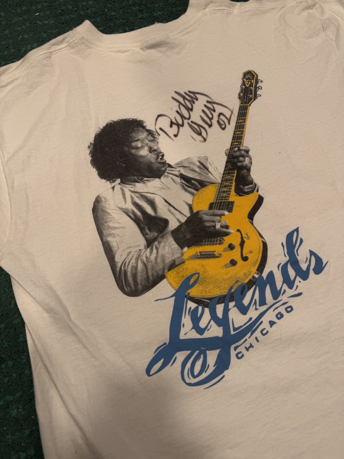 Vintage Vintage 90s Buddy Guy’s Legends Chicago Tee Size US XL / EU 56 / 4 - 1 Thumbnail
