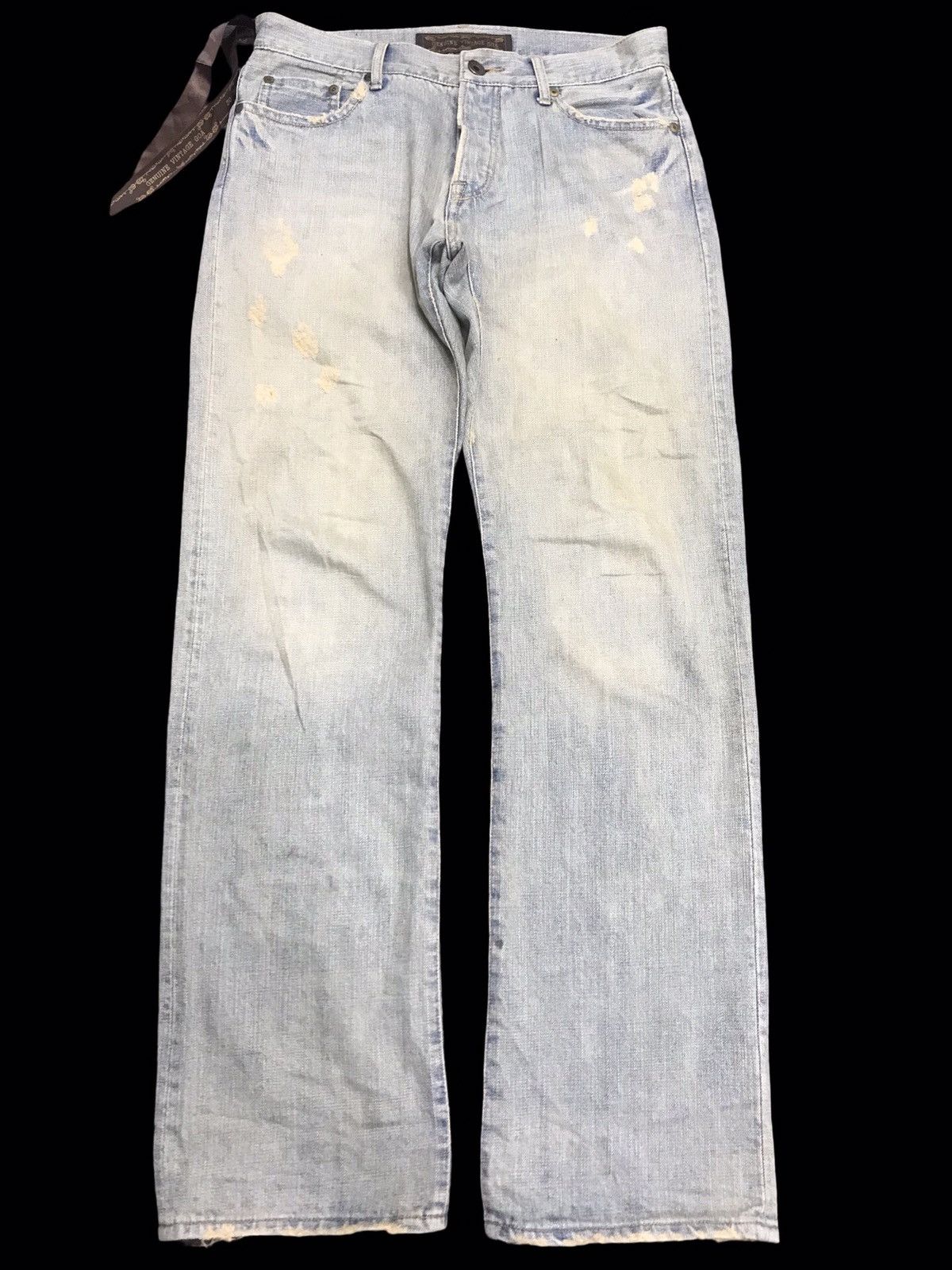 Japanese Brand 💥HIGH END SEDITIONARIES💥GOA MUD WASH DISTRESSED DENIM F373 Size US 31 - 1 Thumbnail