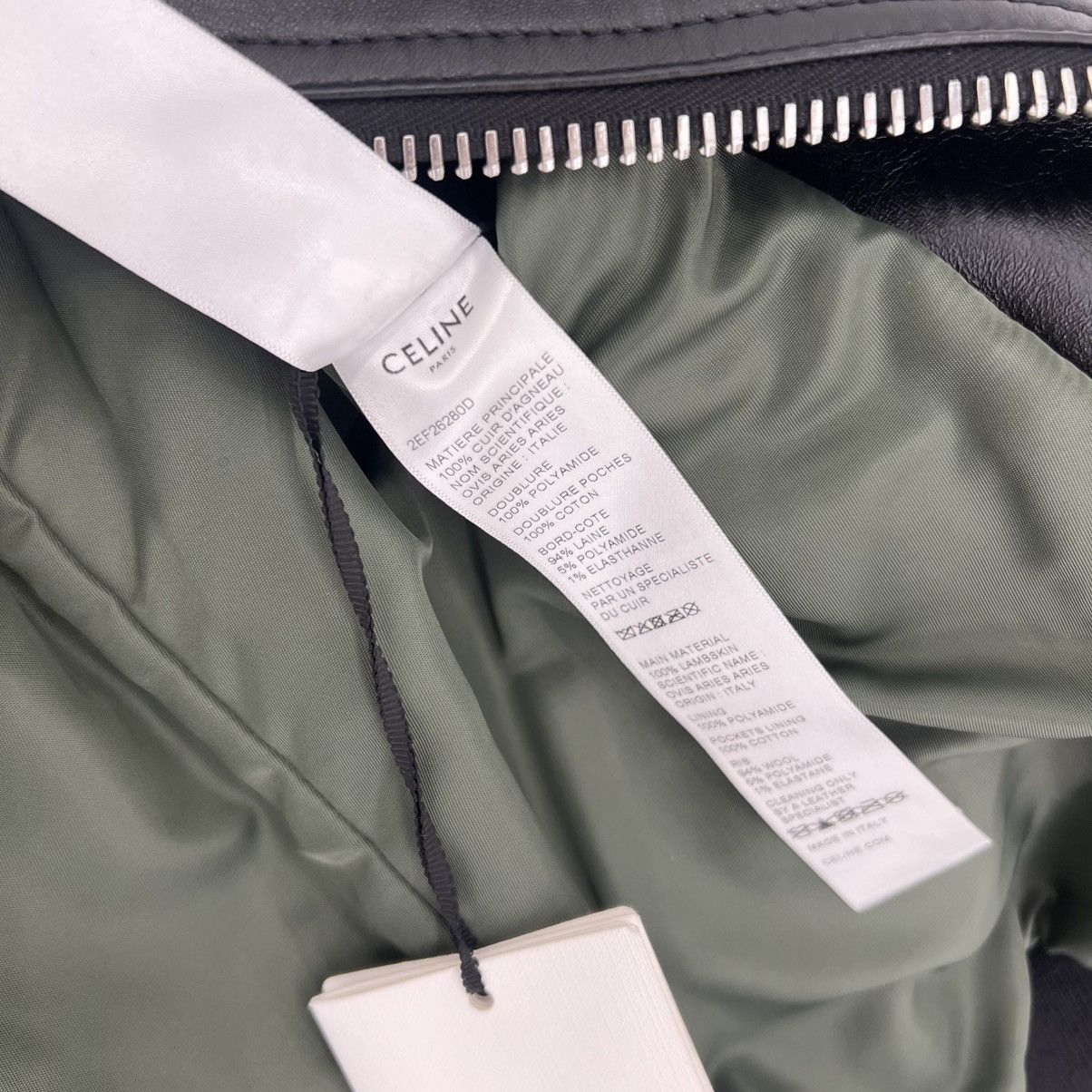 Celine Celine Leather Bomber in Large Size US L / EU 52-54 / 3 - 5 Thumbnail